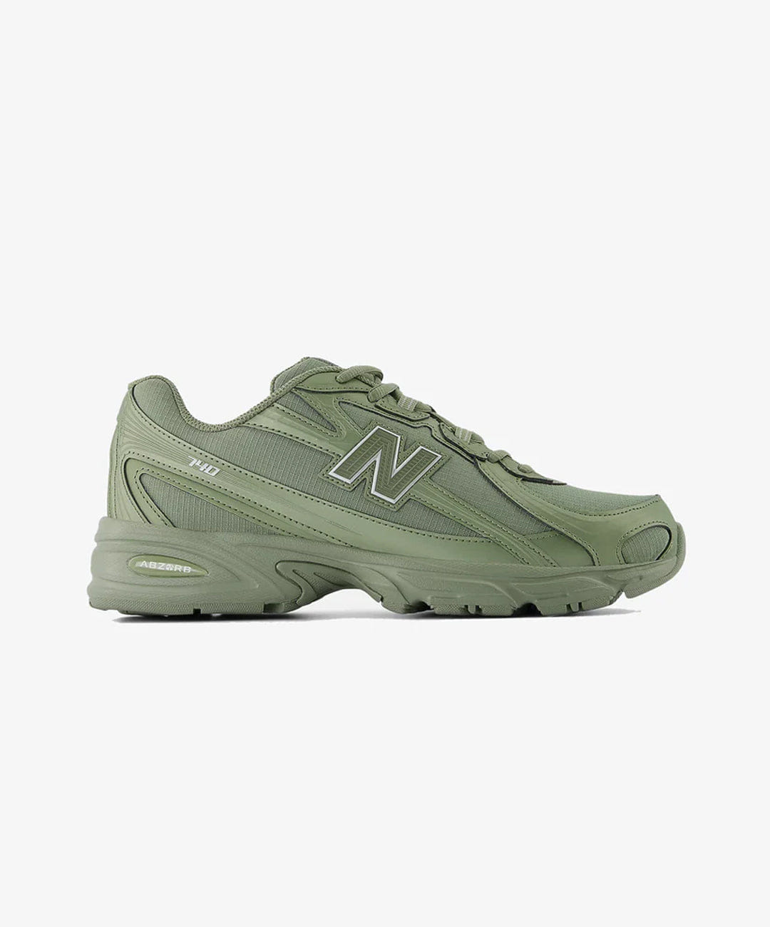 New Balance | 740 { DARK OLIVINE / SILVER METALLIC