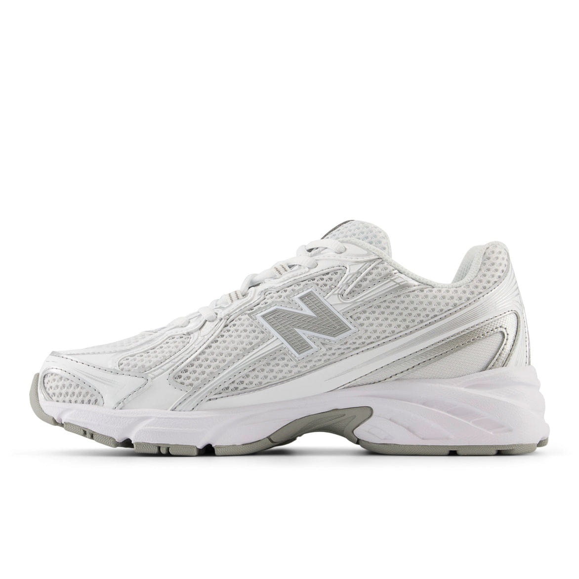 New Balance 740 - WHITE / SILVER METALLIC