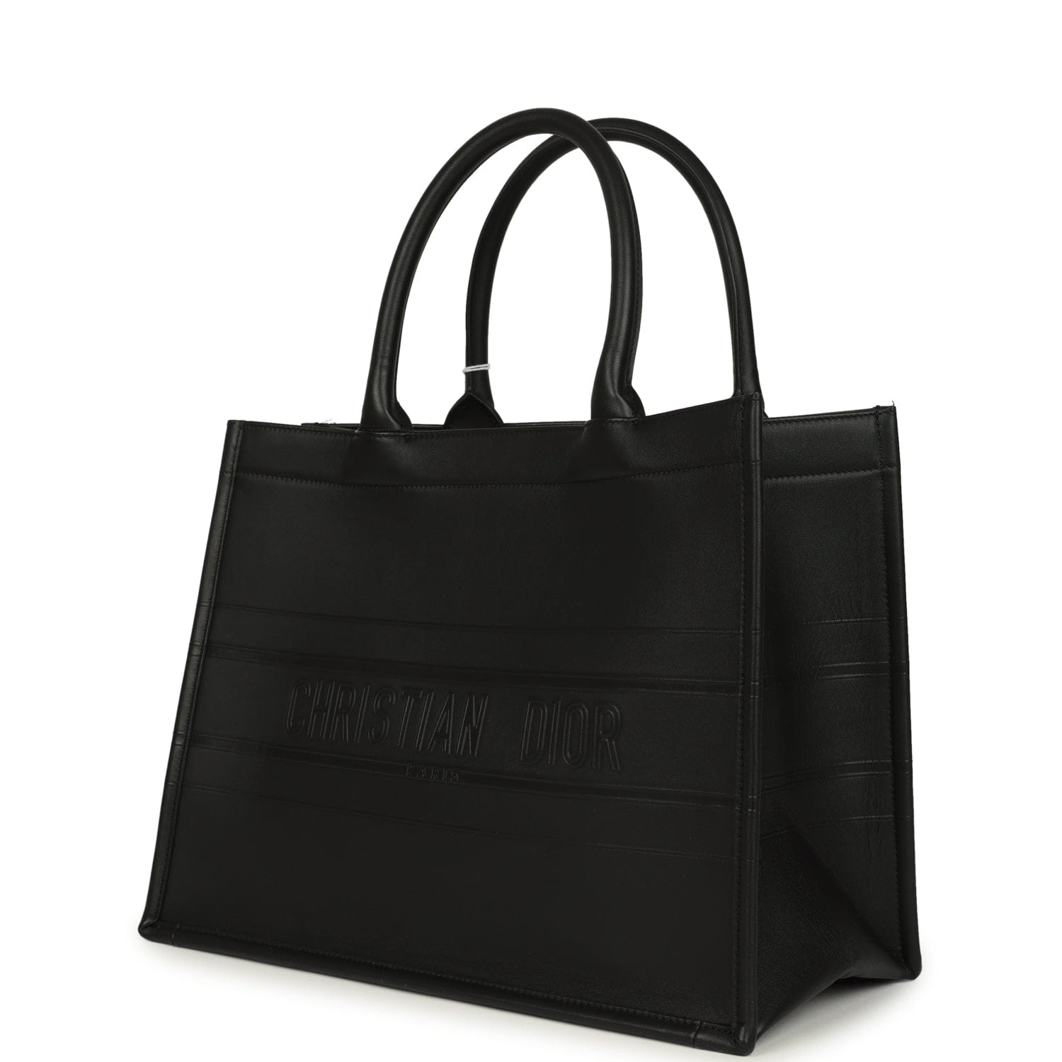 Dior Christian Dior Medium Book Tote Black Calfskin