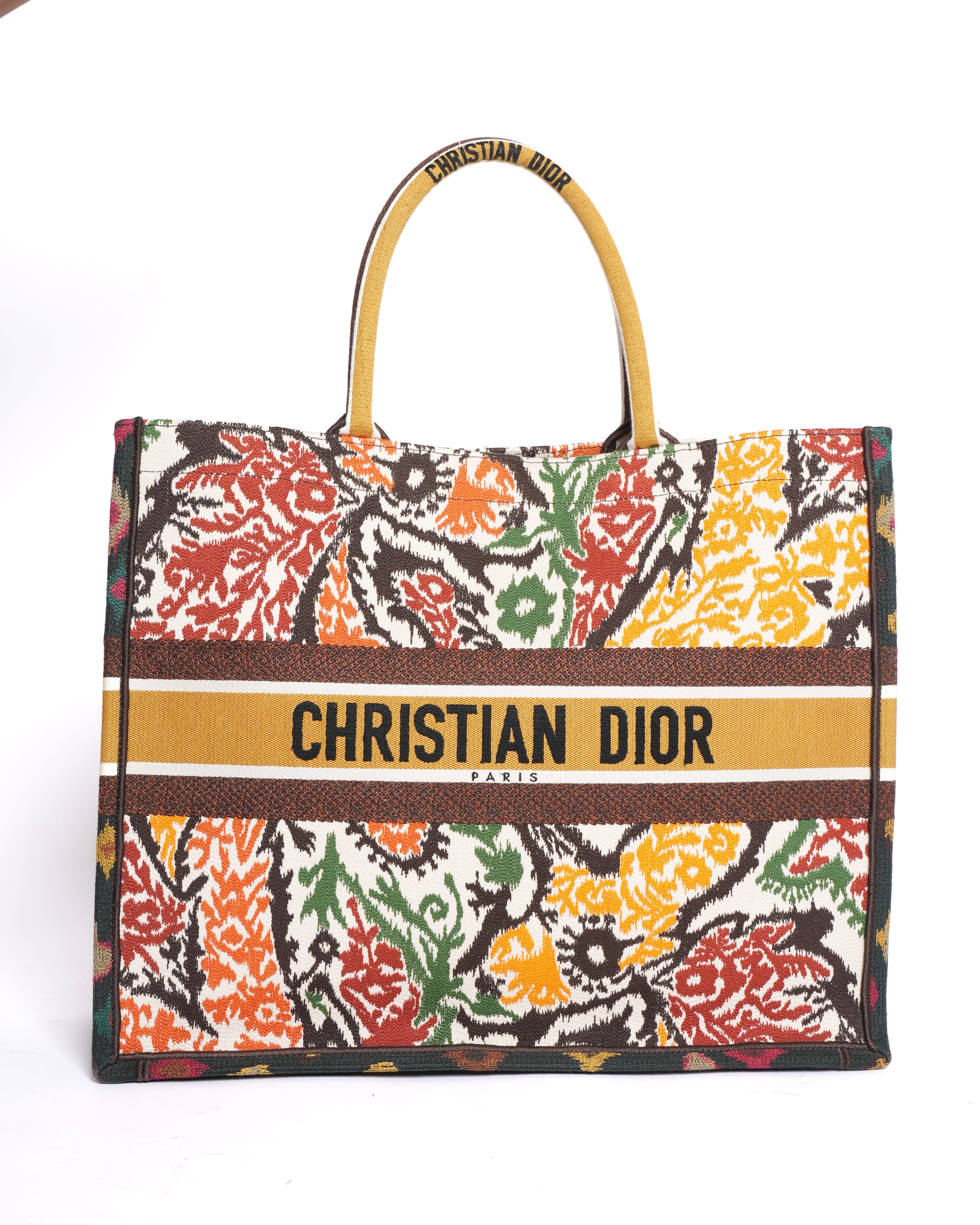 Dior New Christian Dior Large Book Tote in Multicolour Paisley