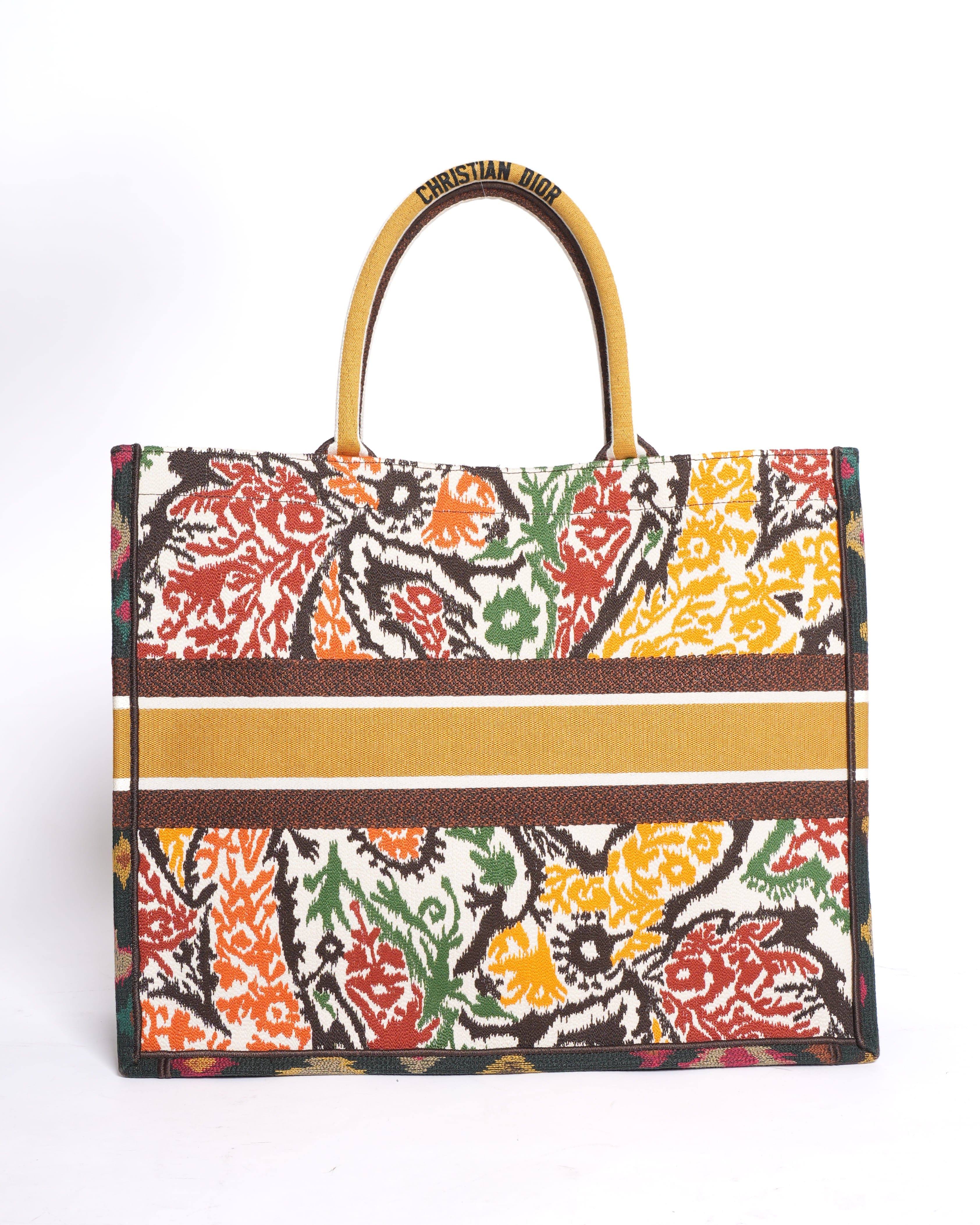 Dior New Christian Dior Large Book Tote in Multicolour Paisley