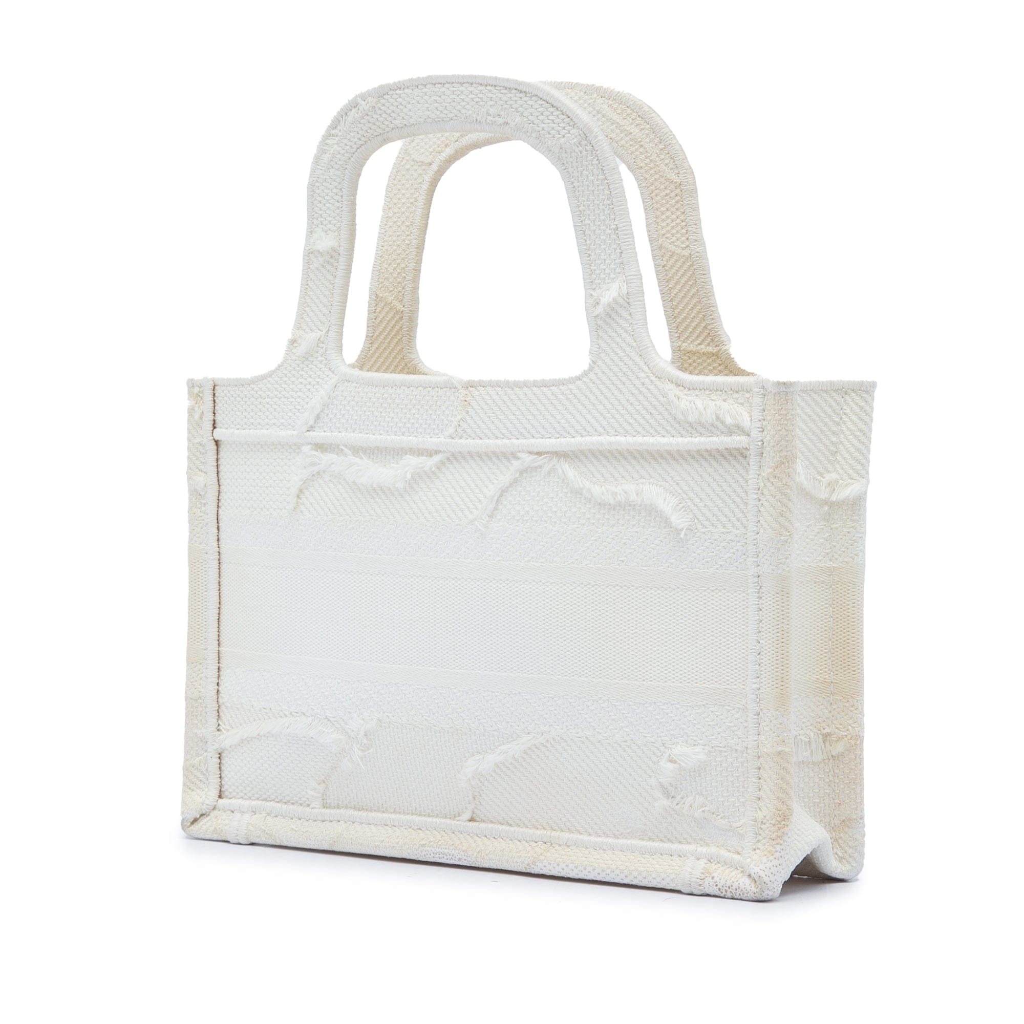 Dior Mini Embroidered Canvas Camouflage Book Tote