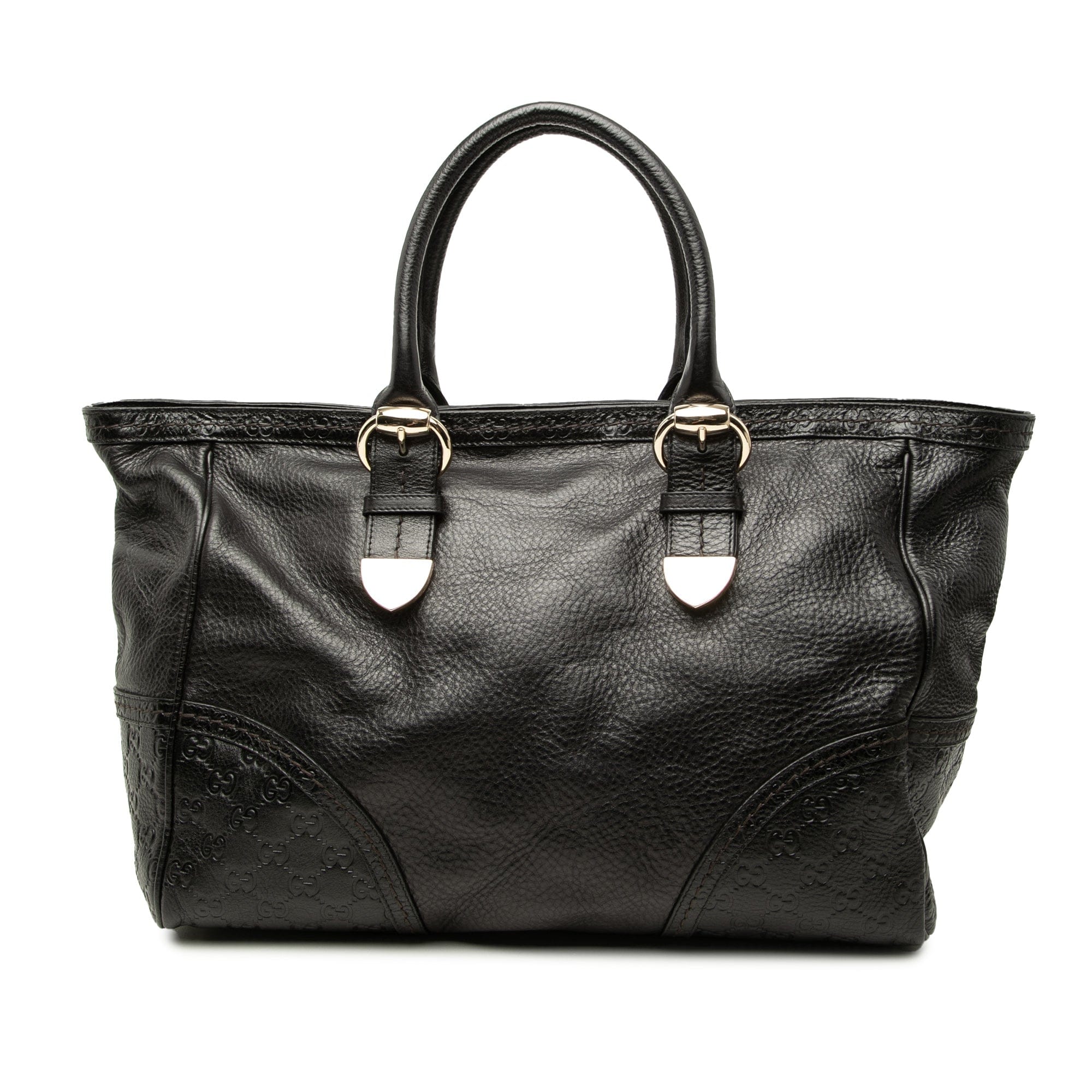 Guccissima Trimmed Calfskin Signoria Tote