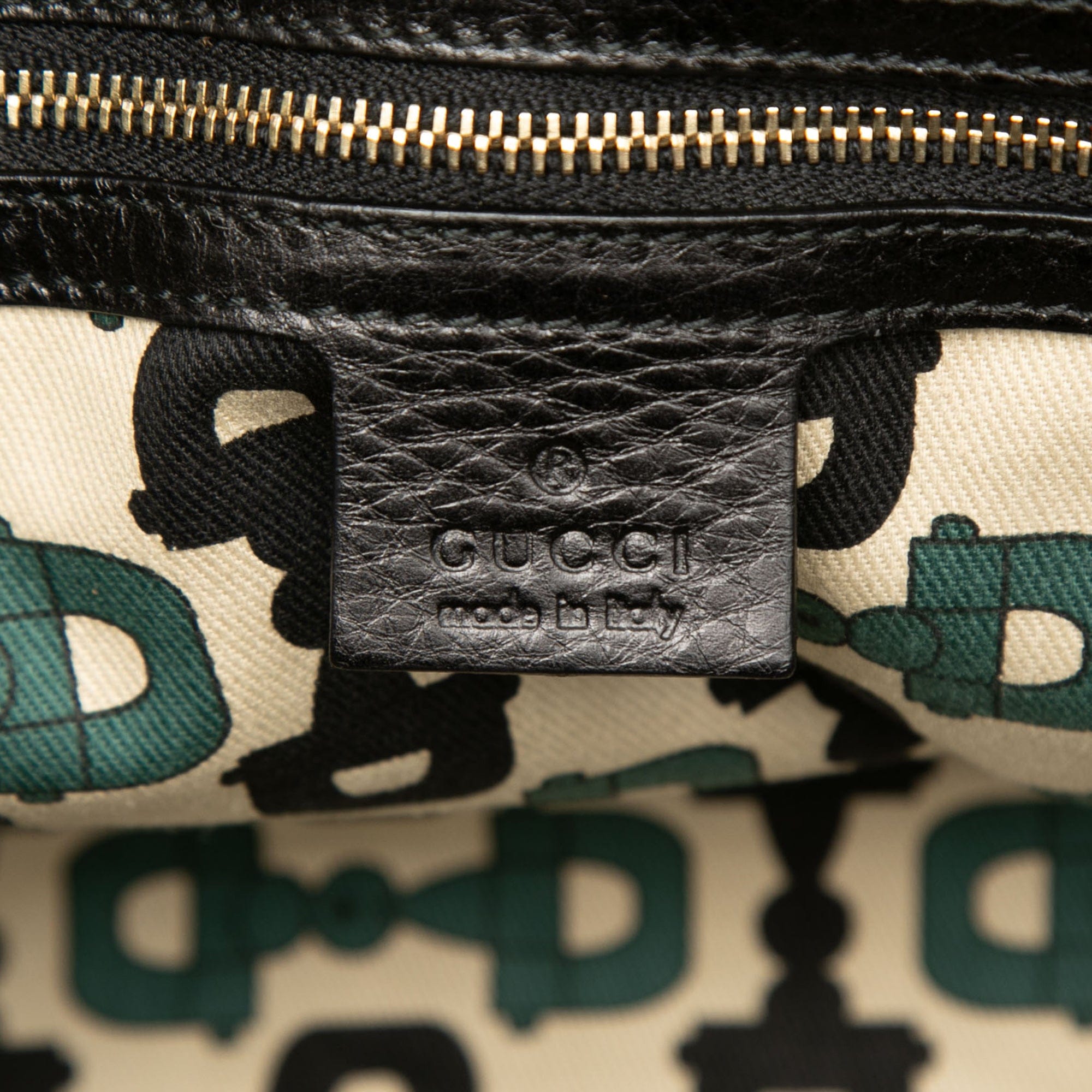 Guccissima Trimmed Calfskin Signoria Tote