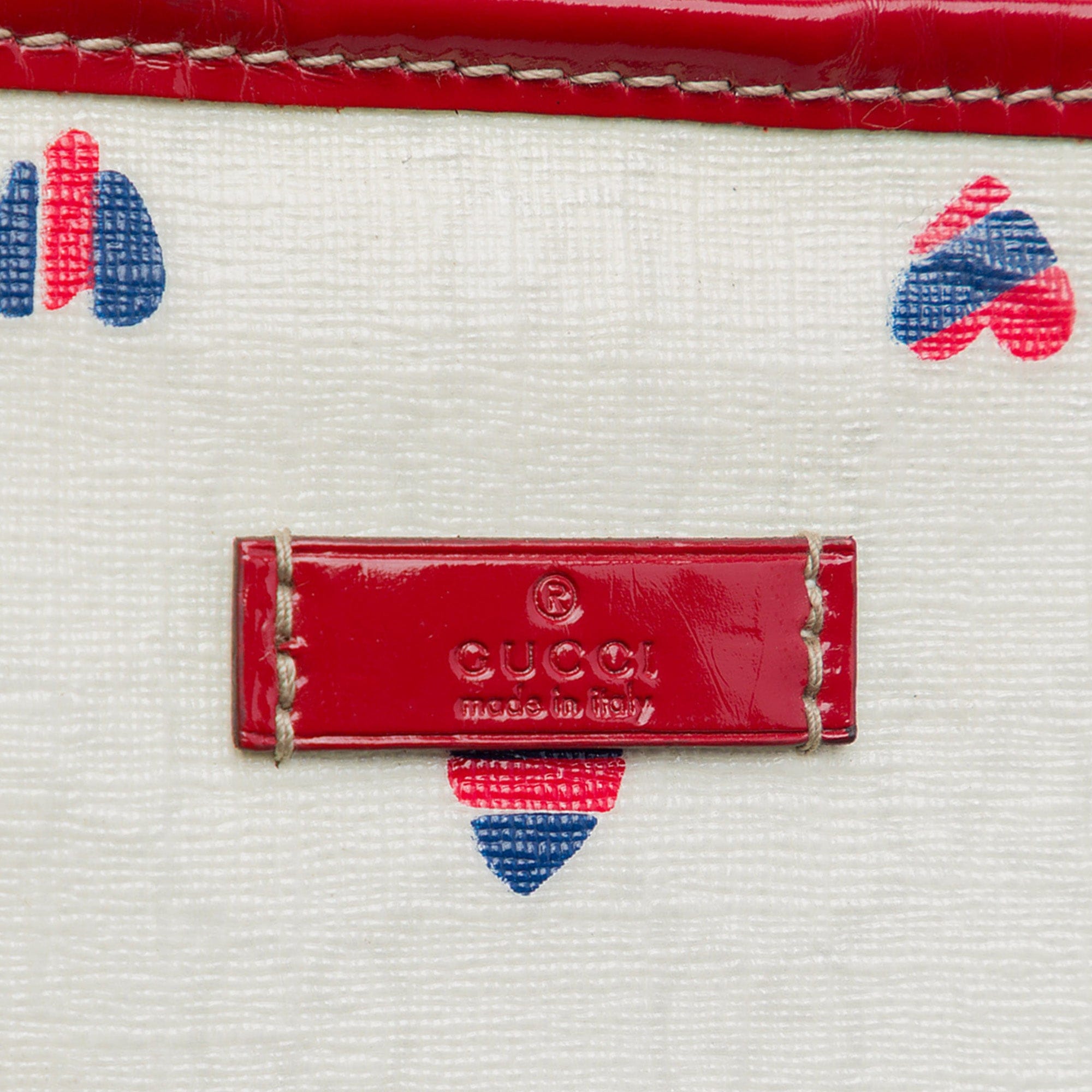 Gucci Medium GG Supreme Hearts Joy Tote