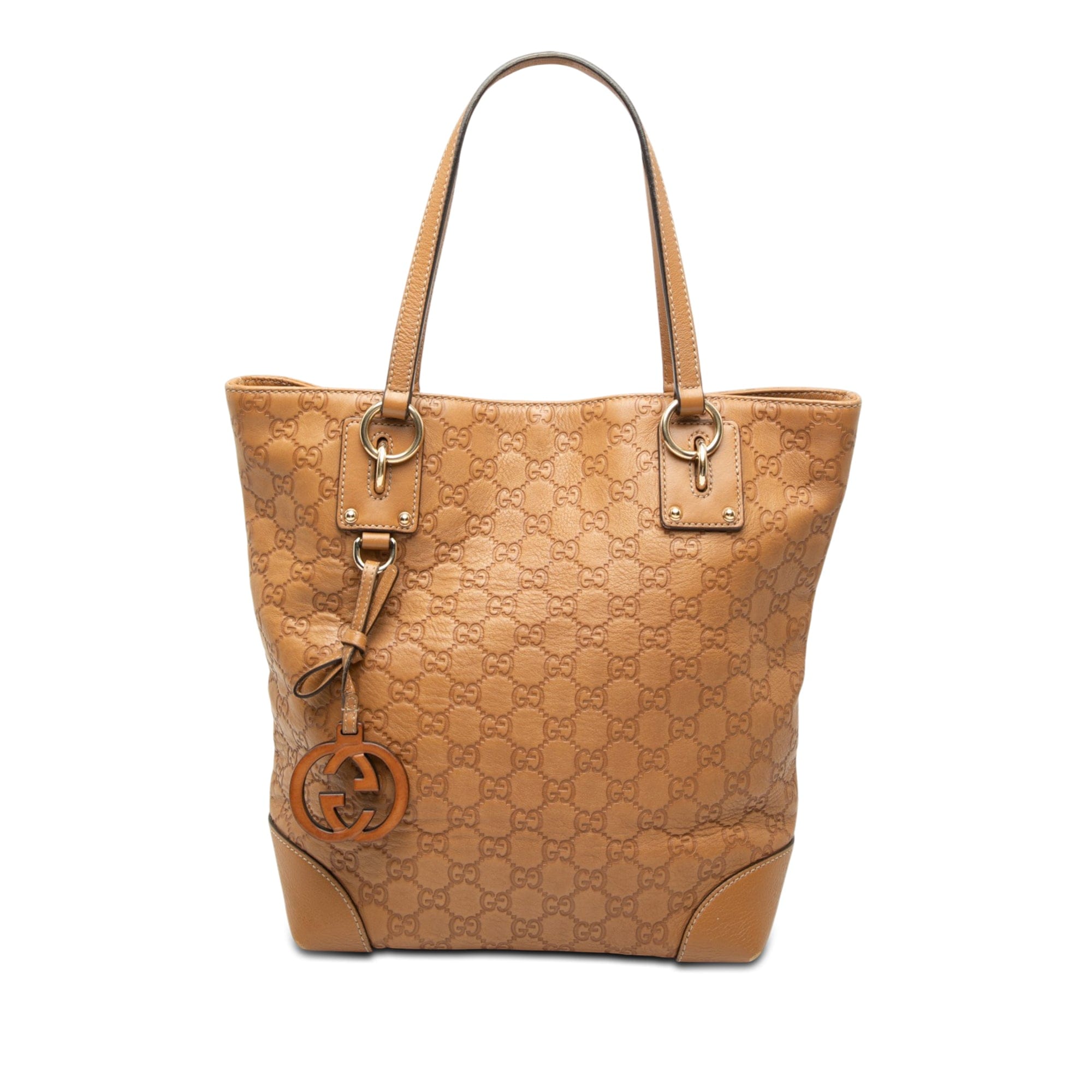 Gucci Medium Guccissima GG Charm Tote