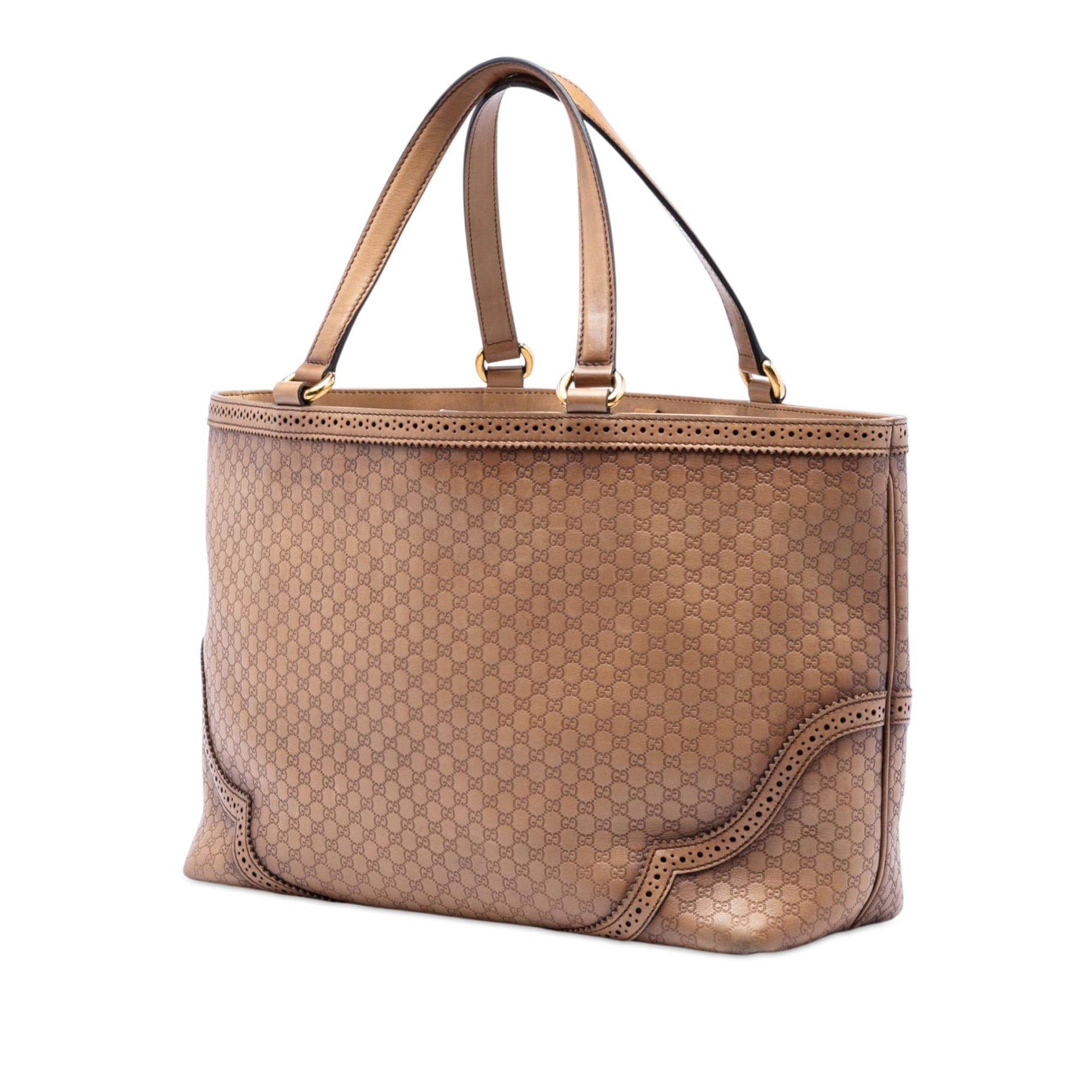 Gucci Large Microguccissima Brogue Duilio Tote