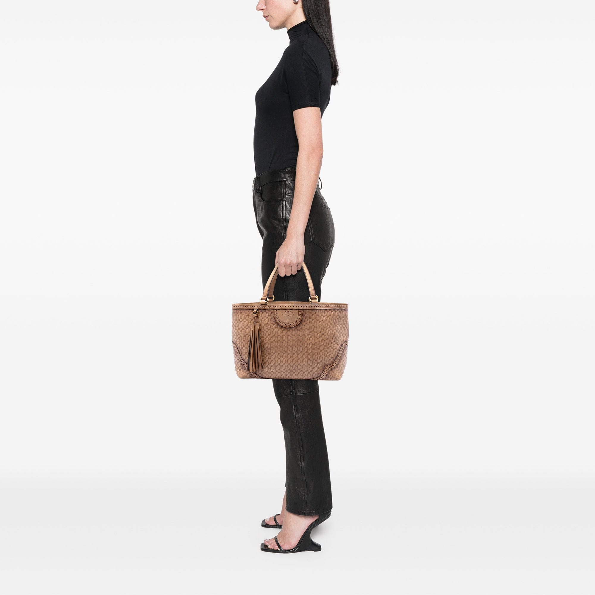 Gucci Large Microguccissima Brogue Duilio Tote
