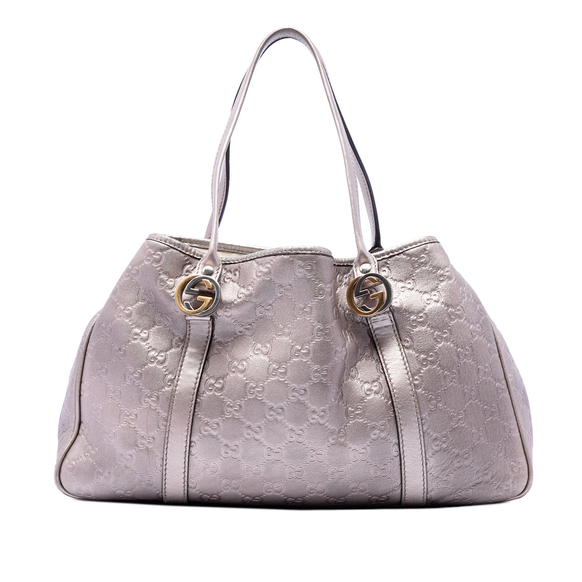 Gucci Metallic Guccissima Twins Tote