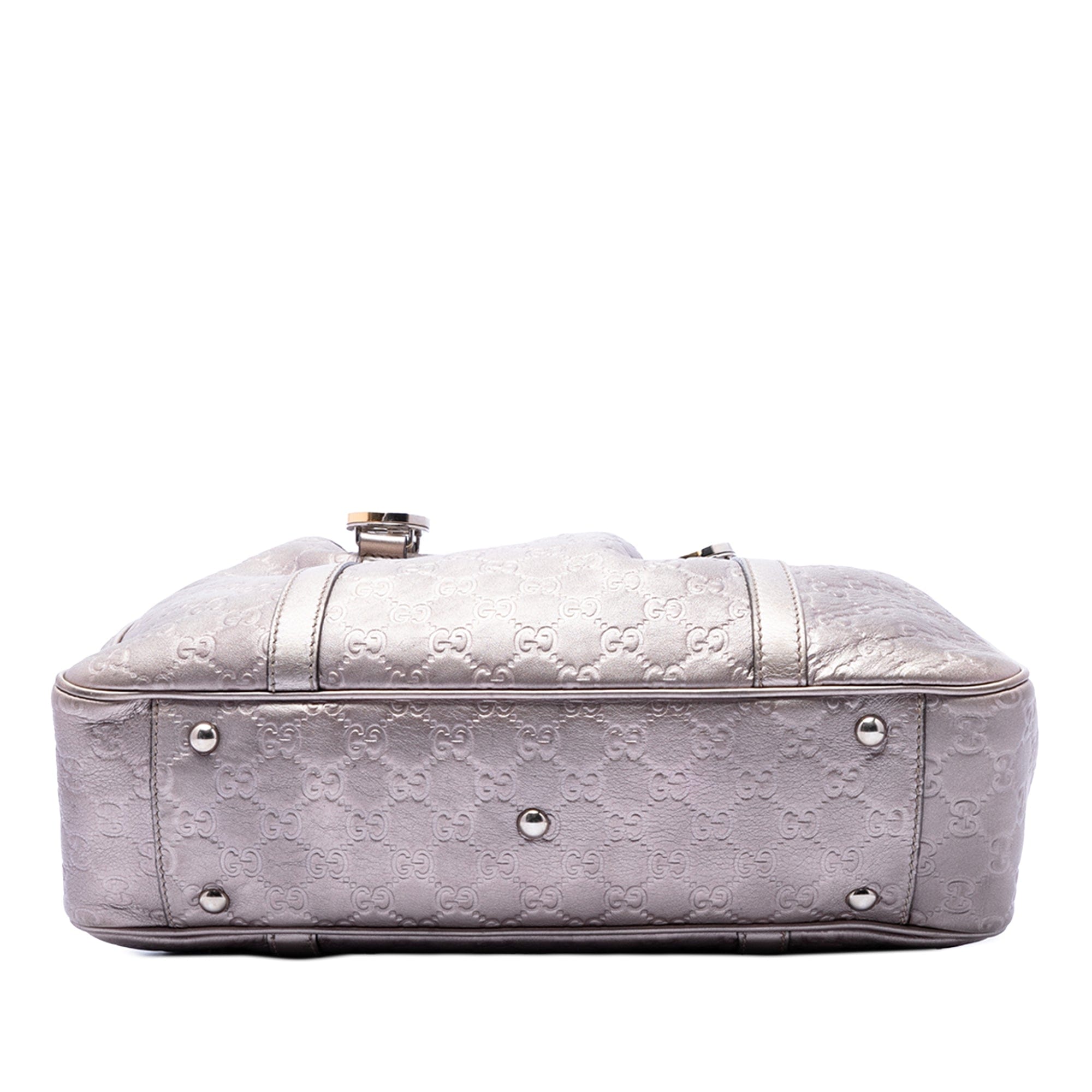 Gucci Metallic Guccissima Twins Tote