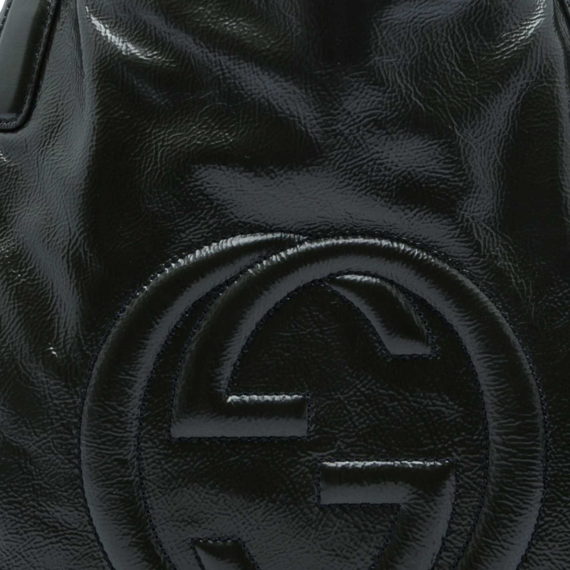 Gucci Medium Patent Soho Cellarius Tote