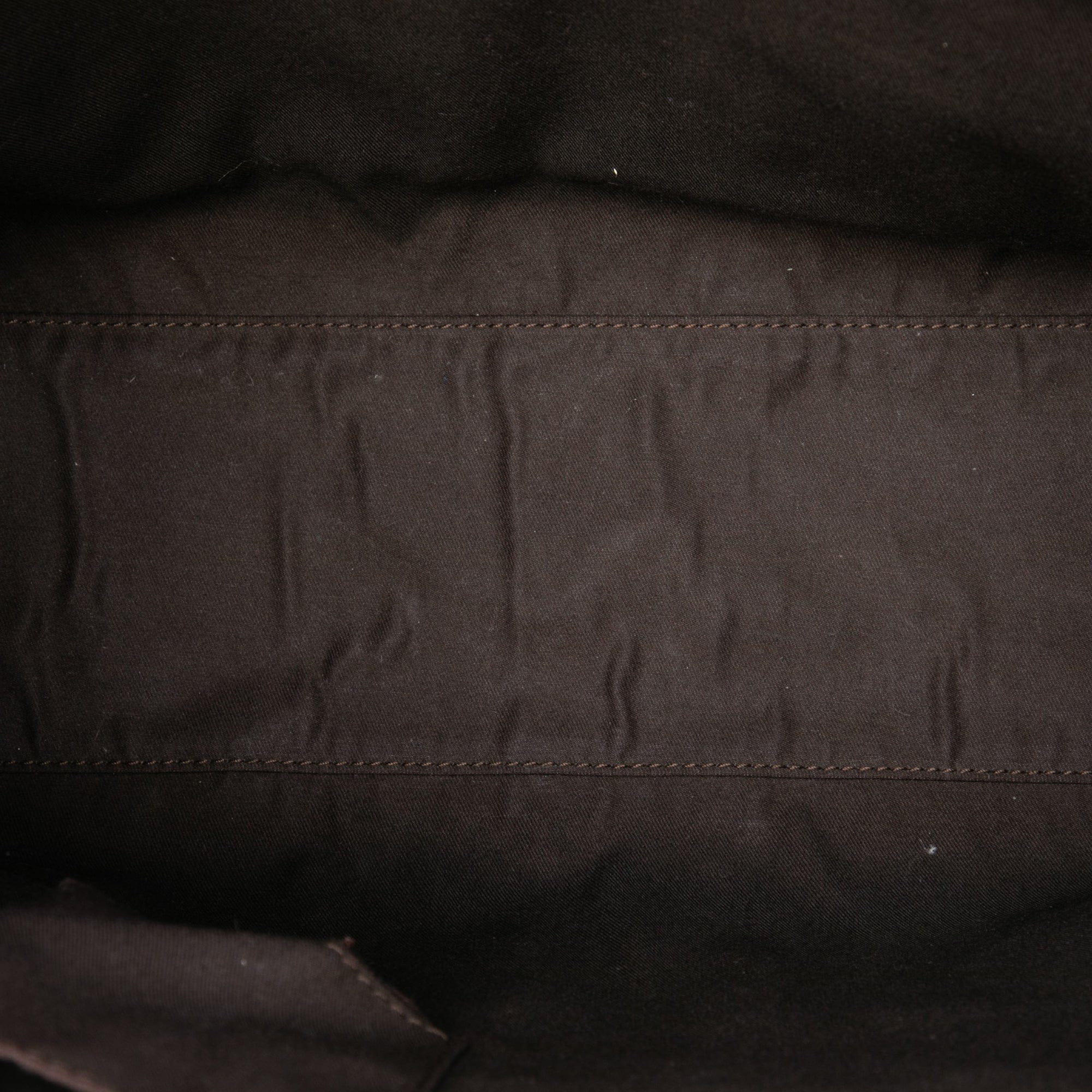 Gucci Calfskin and GG Canvas Nailhead Tote