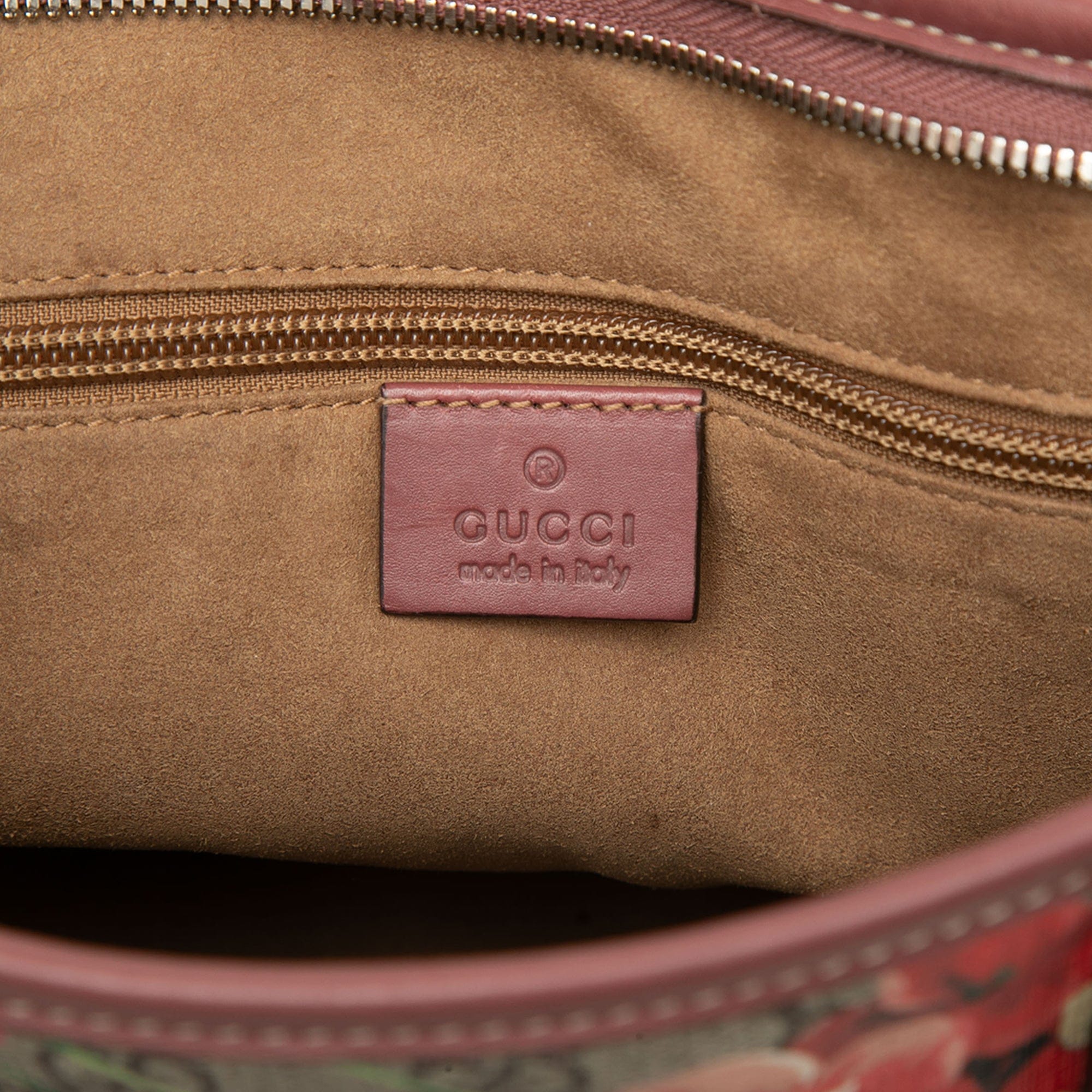 Gucci GG Supreme Blooms Zippered Tote