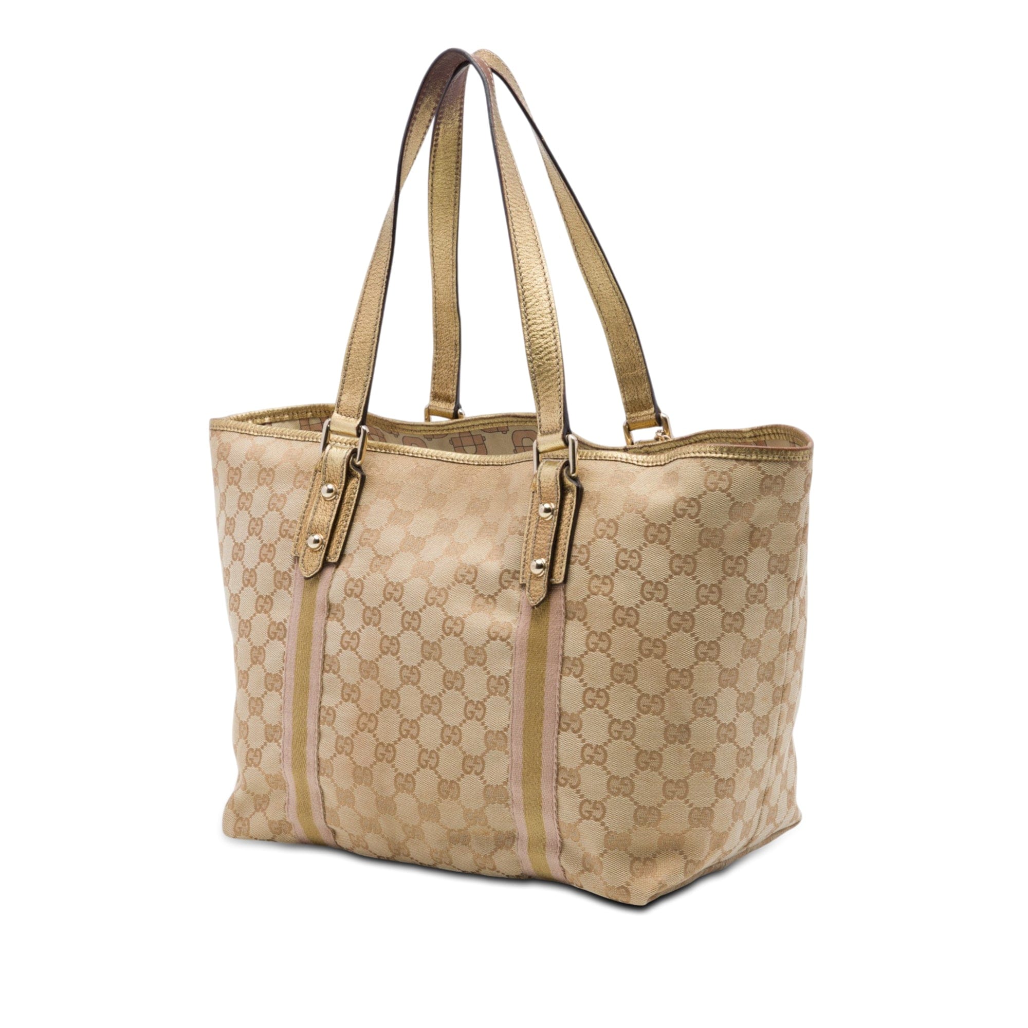 Gucci Large GG Canvas Jolicoeur Tote