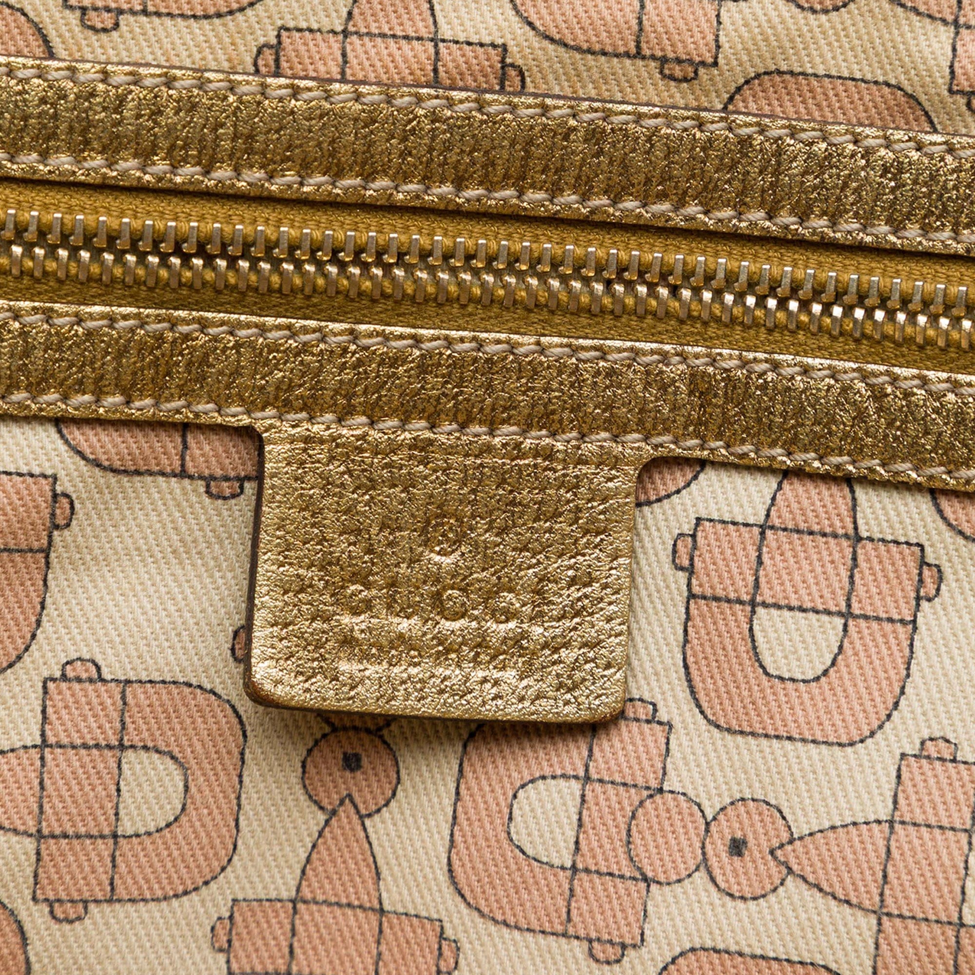 Gucci Large GG Canvas Jolicoeur Tote