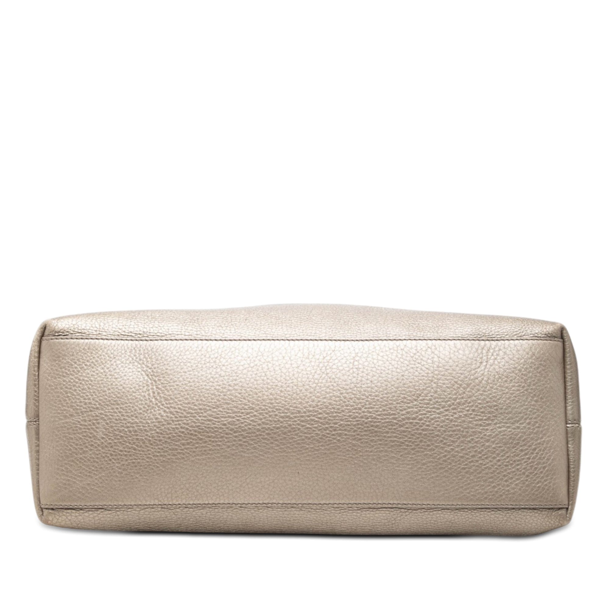 Gucci Medium Metallic Calfskin Soho Chain Tote