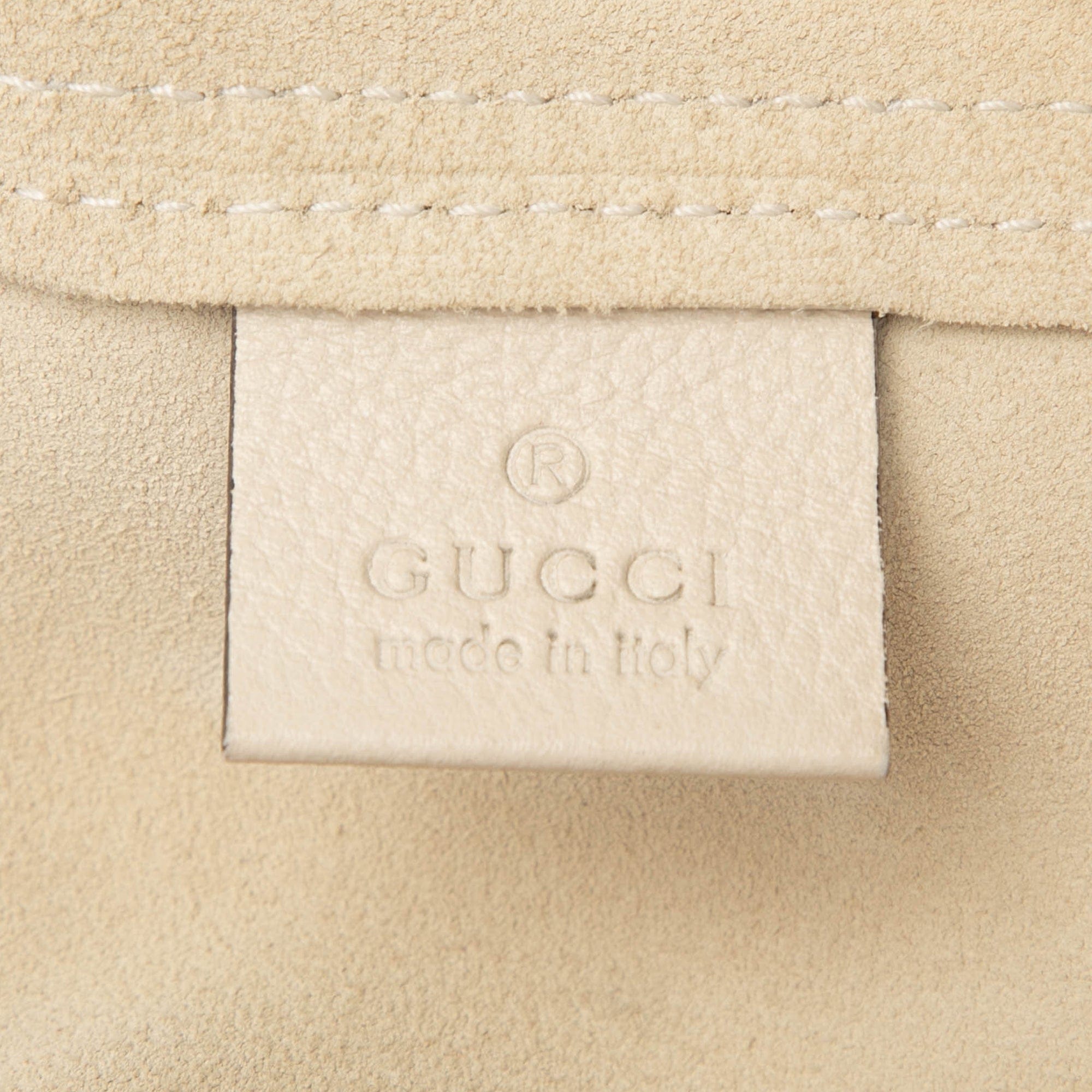 Gucci Calfskin Logo Tote