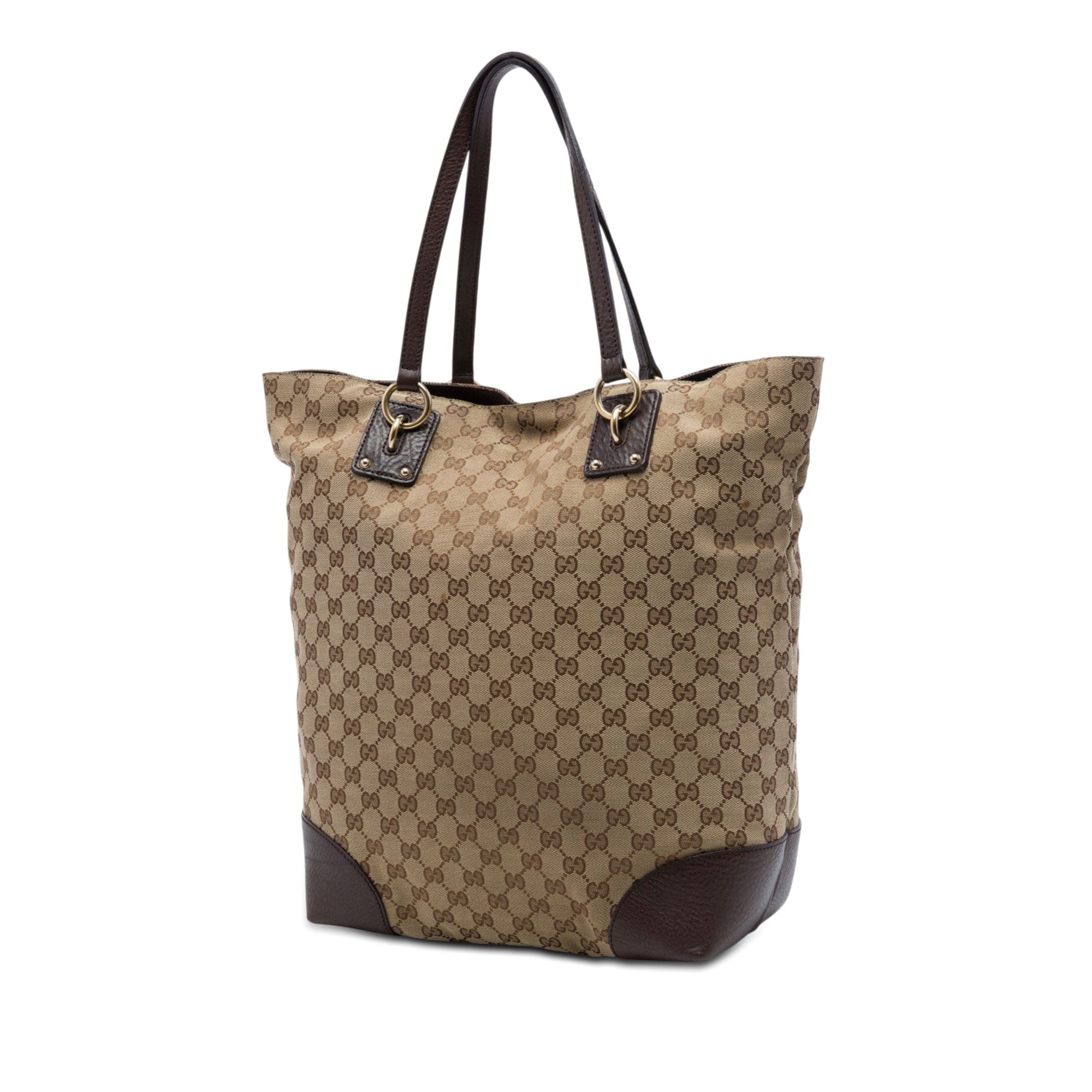 Gucci Large GG Canvas GG Charm Tote
