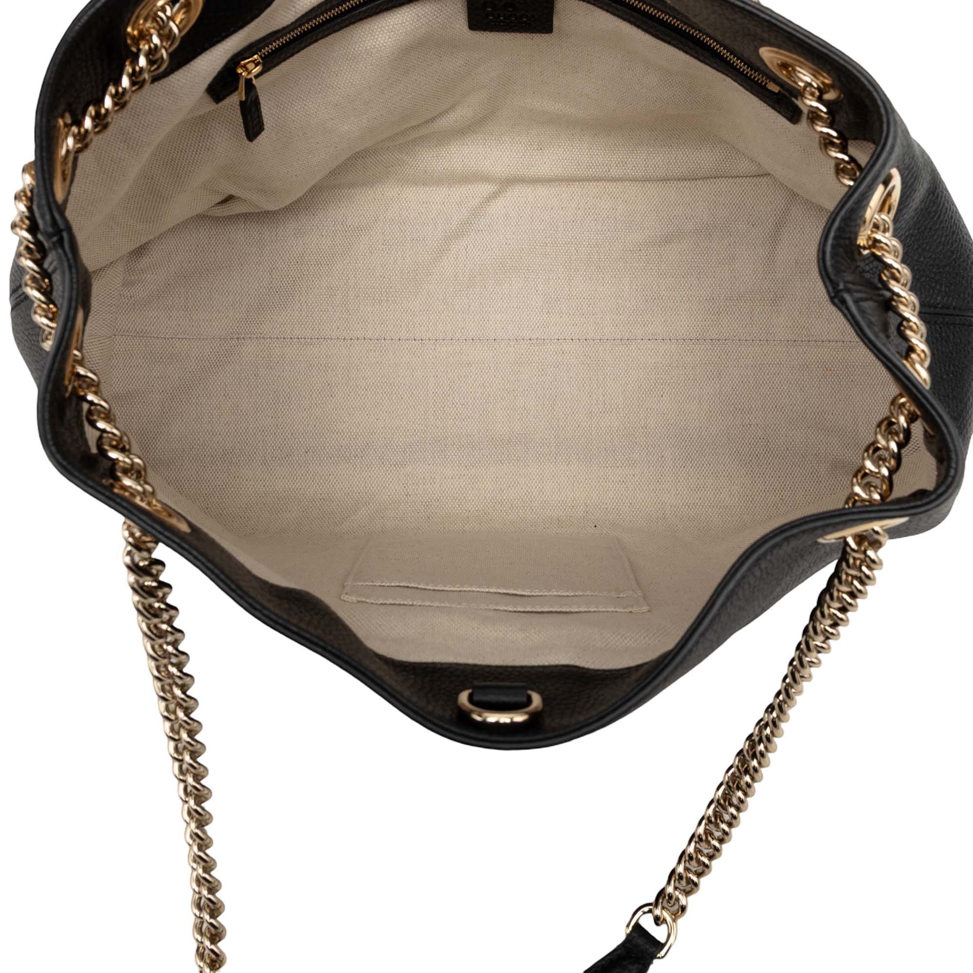 Gucci Medium Calfskin Soho Chain Tote