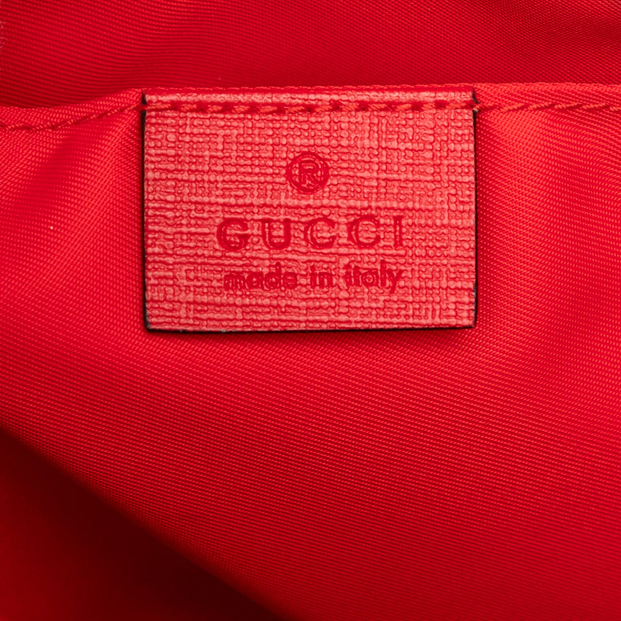 Gucci Childrens GG Supreme Ribbon Tote