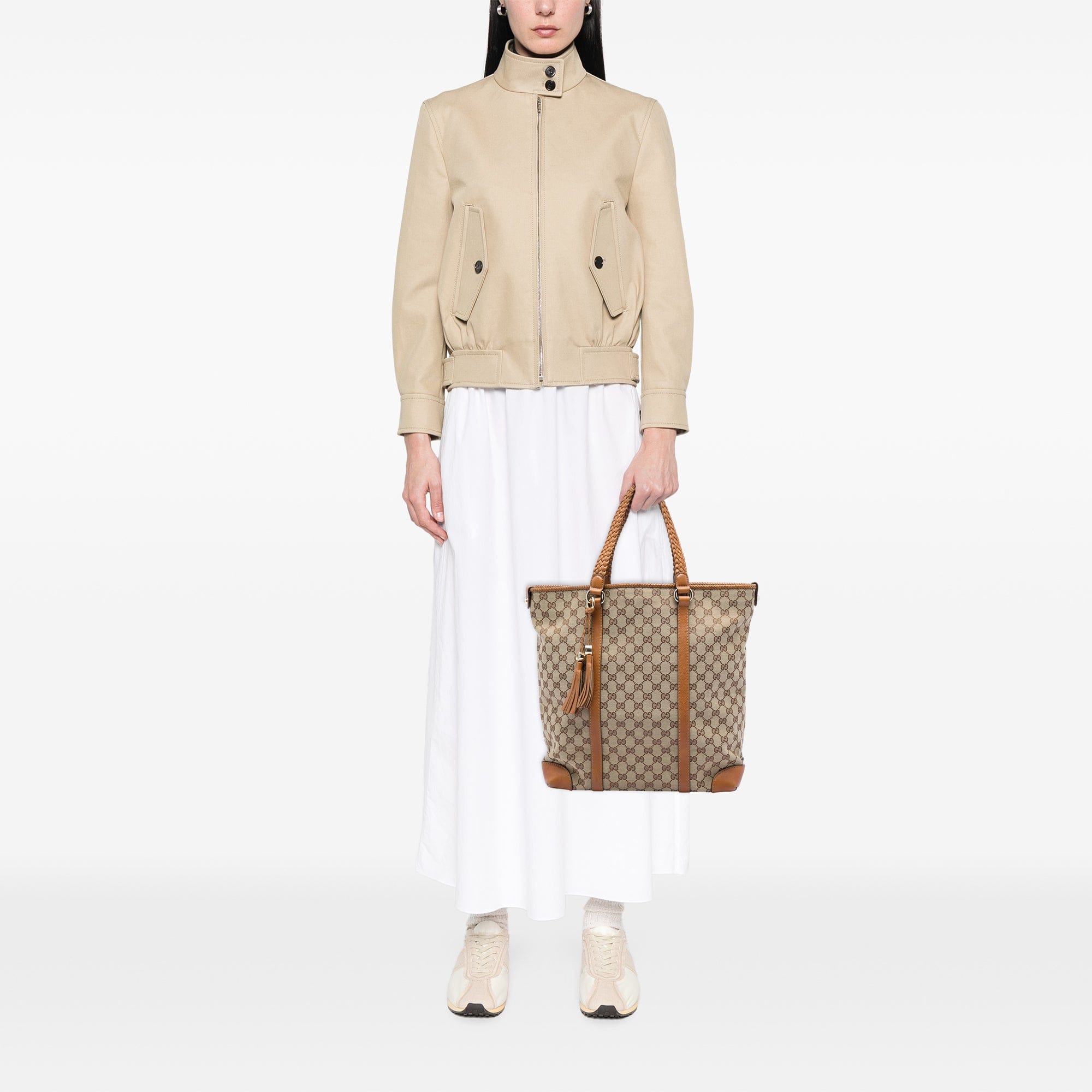 Gucci Large GG Canvas Marrakech Tote