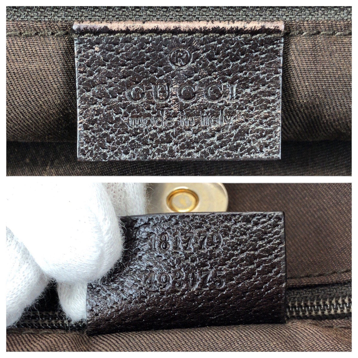 Gucci Princy GG Canvas Leather Tote Bag