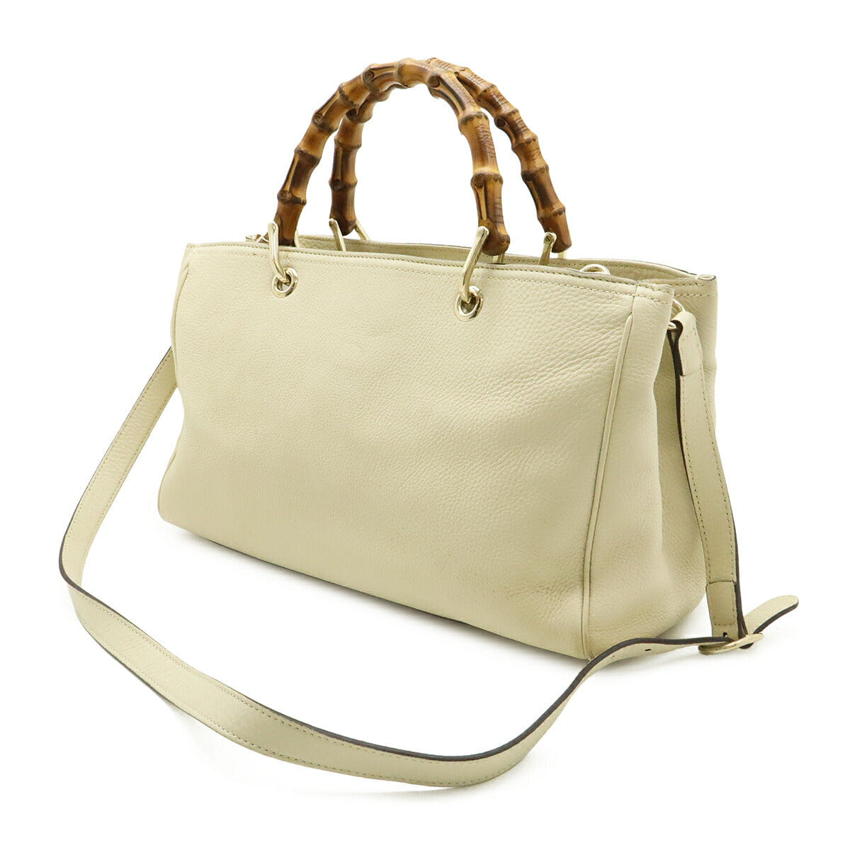 Gucci Bamboo Shopper Leather Tote Bag