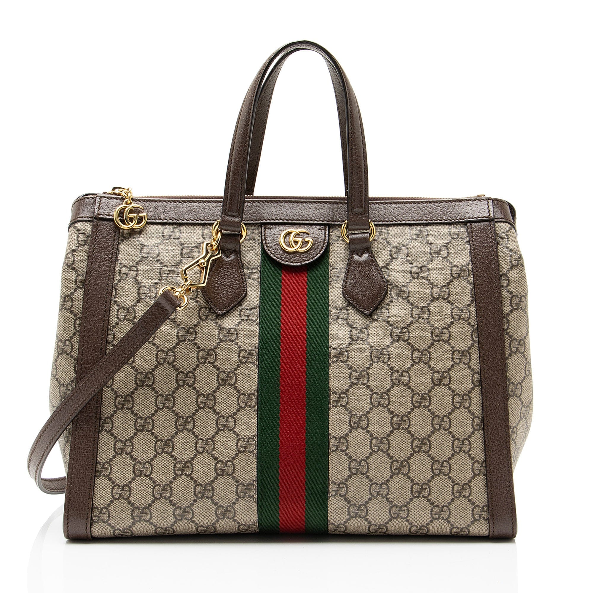 Gucci GG Supreme Ophidia Large Zip Tote