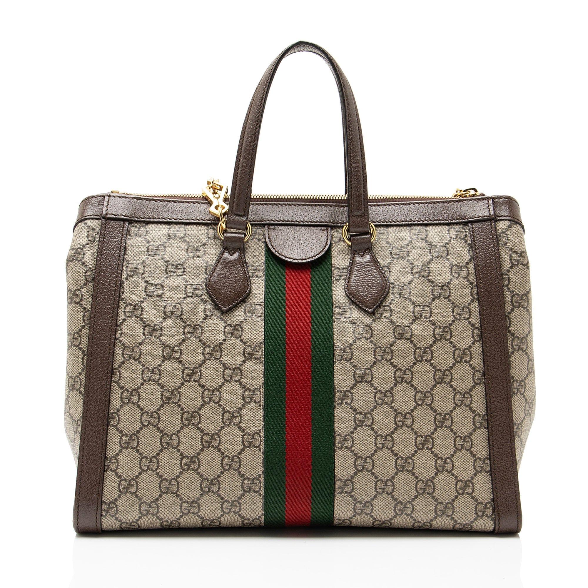 Gucci GG Supreme Ophidia Large Zip Tote