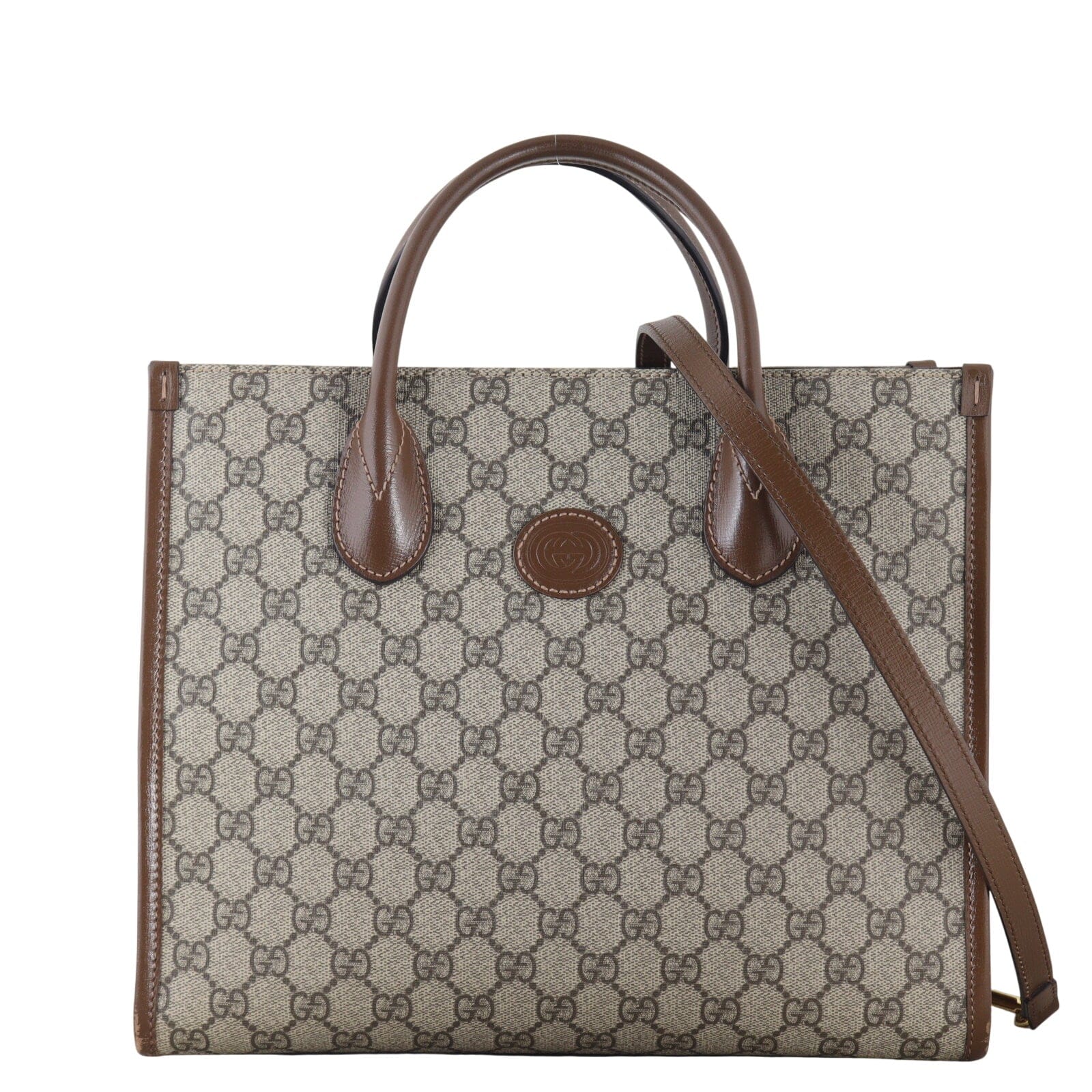 Gucci GG Supreme Interlocking G Tote Small