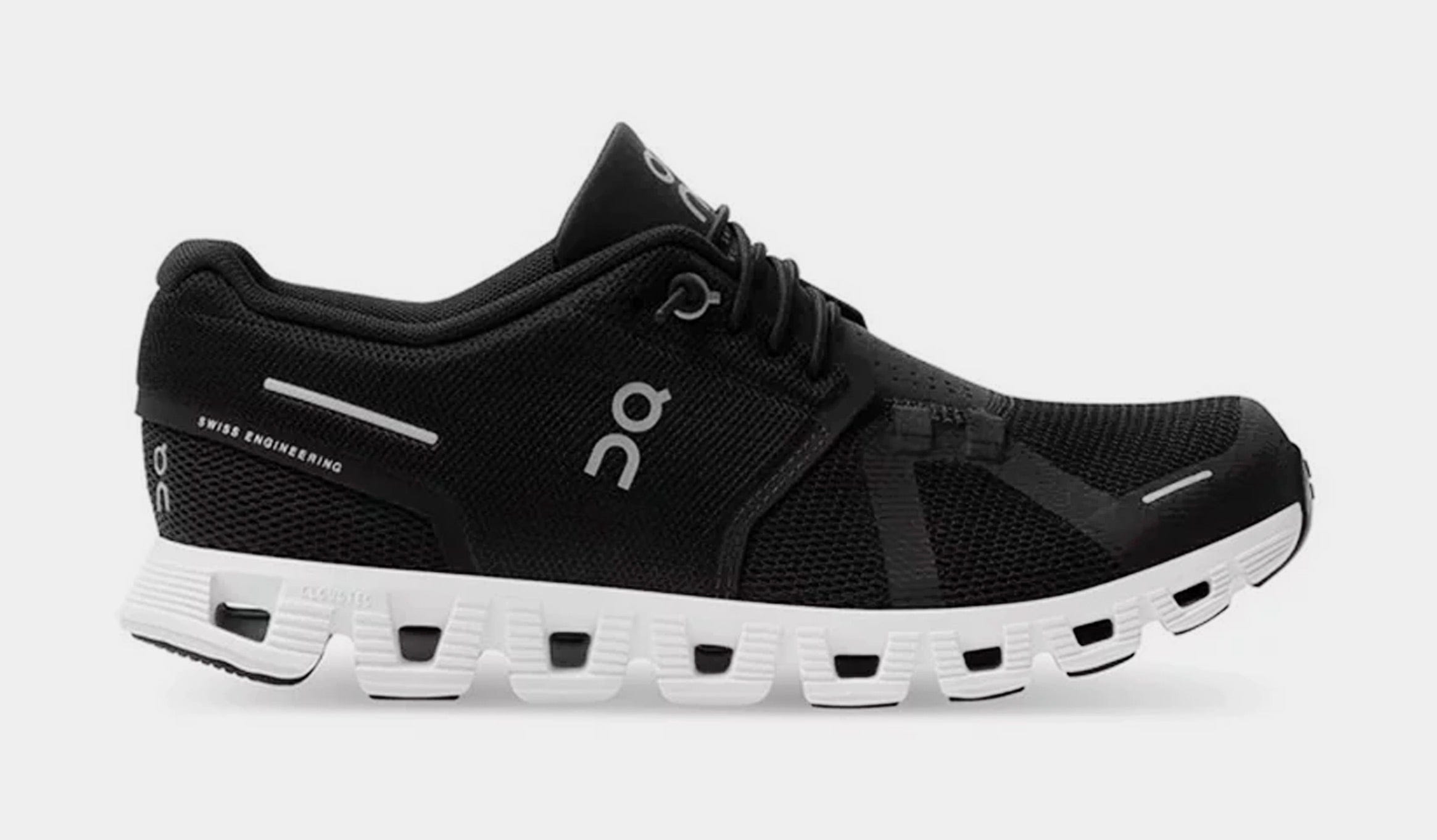 On Running Cloud 5 Mens Running Shoes (Black/White)