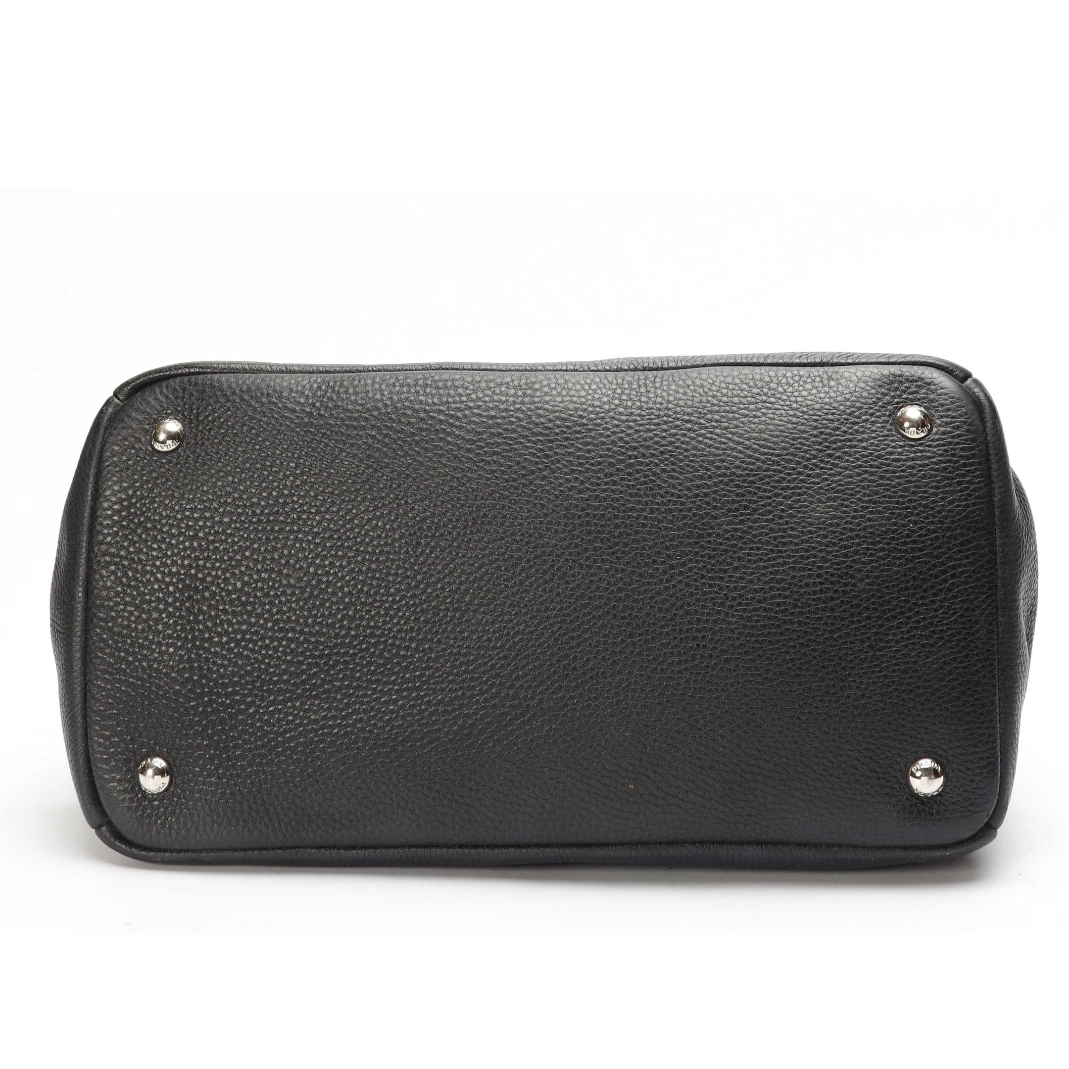 Prada Vitello Diano Black Tote