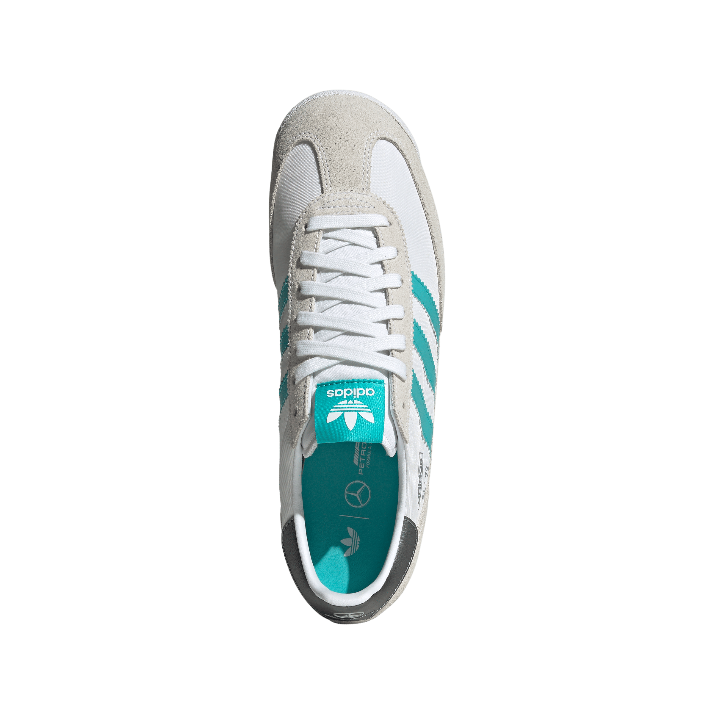 adidas + Mercedes AMG Petronas F1 Team SL 72 RS Cloud White Semi Mint Rush