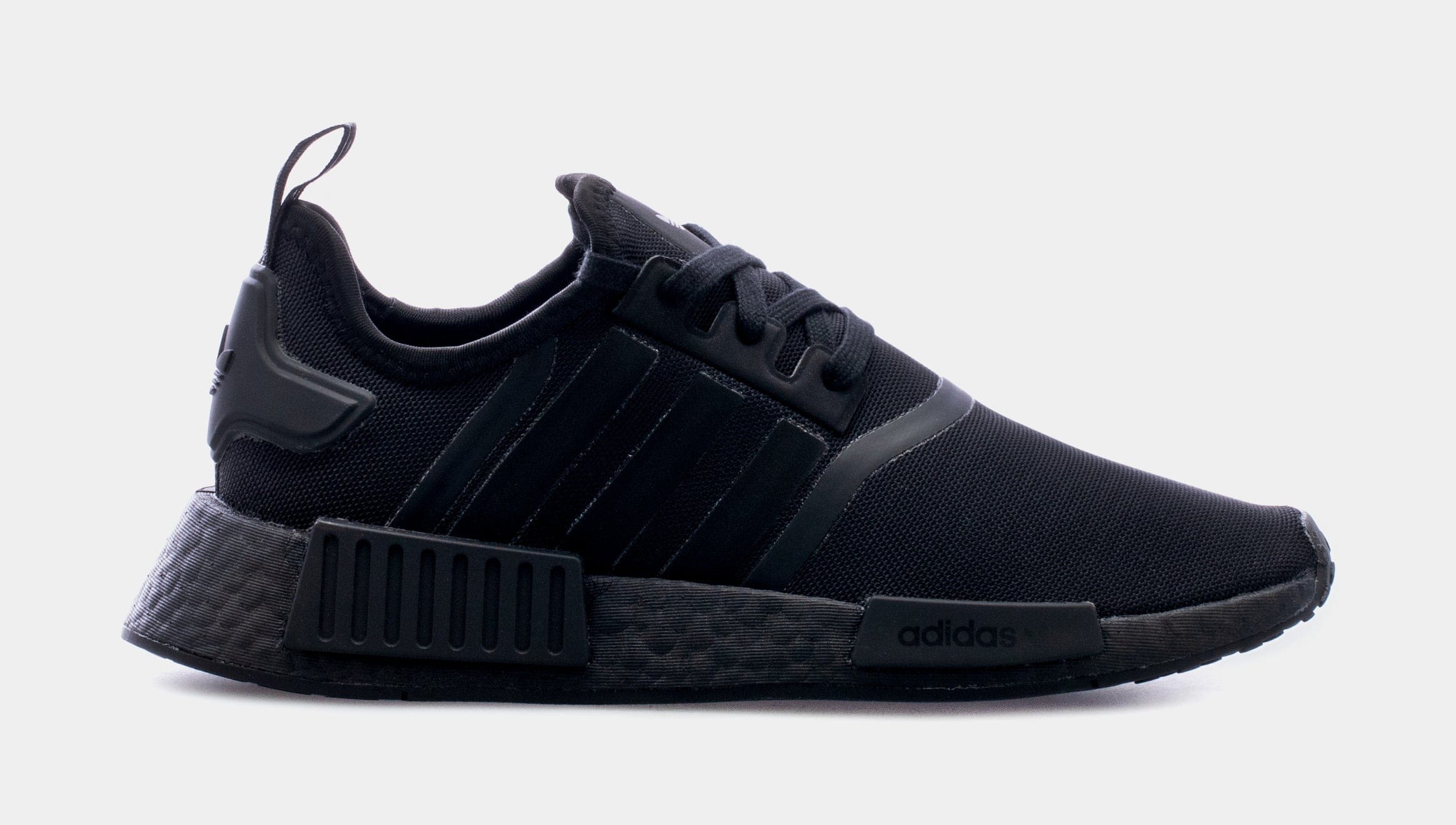 adidas NMD R1 Grade School Running Shoes (Black)