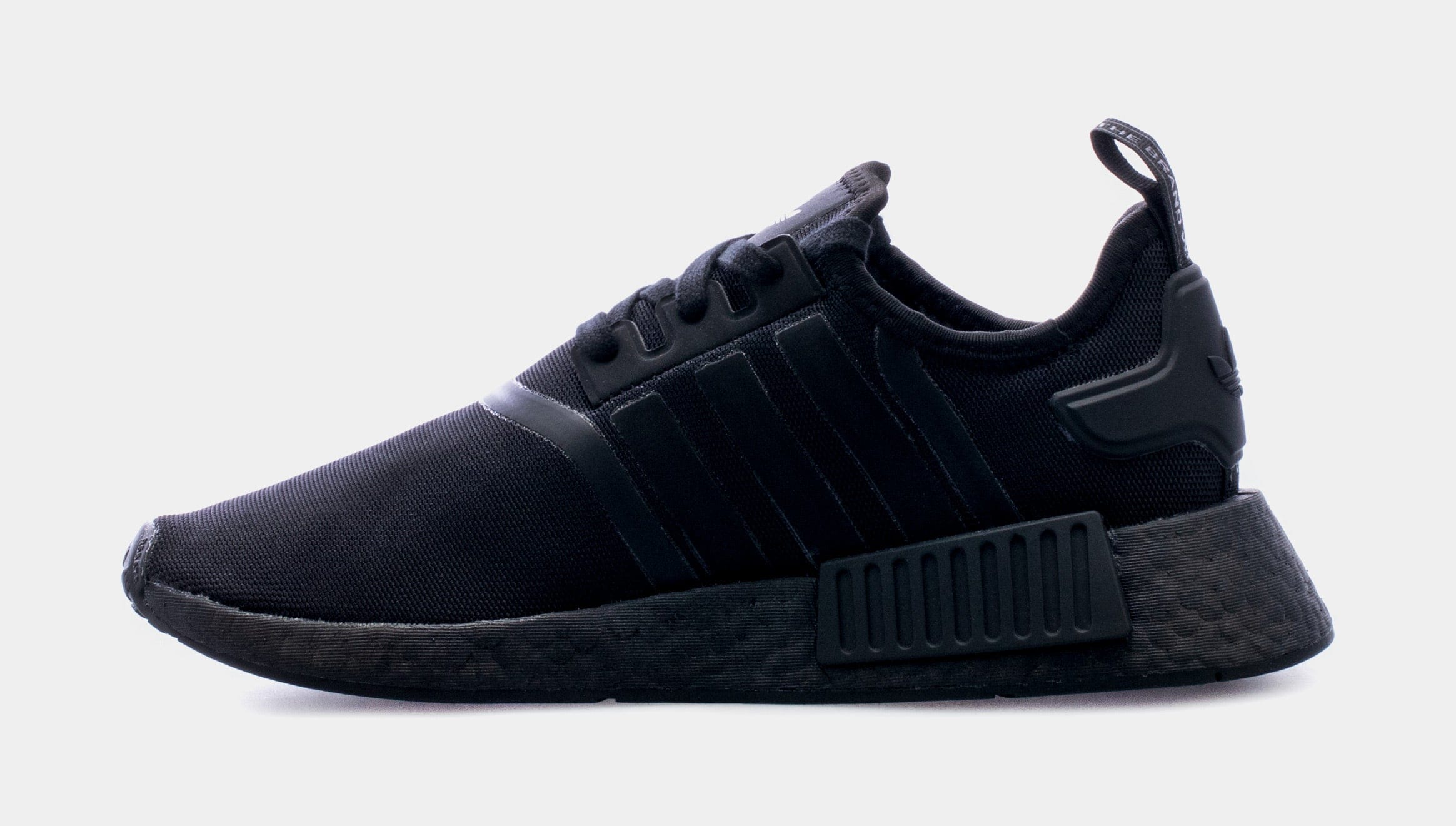 adidas NMD R1 Grade School Running Shoes (Black)