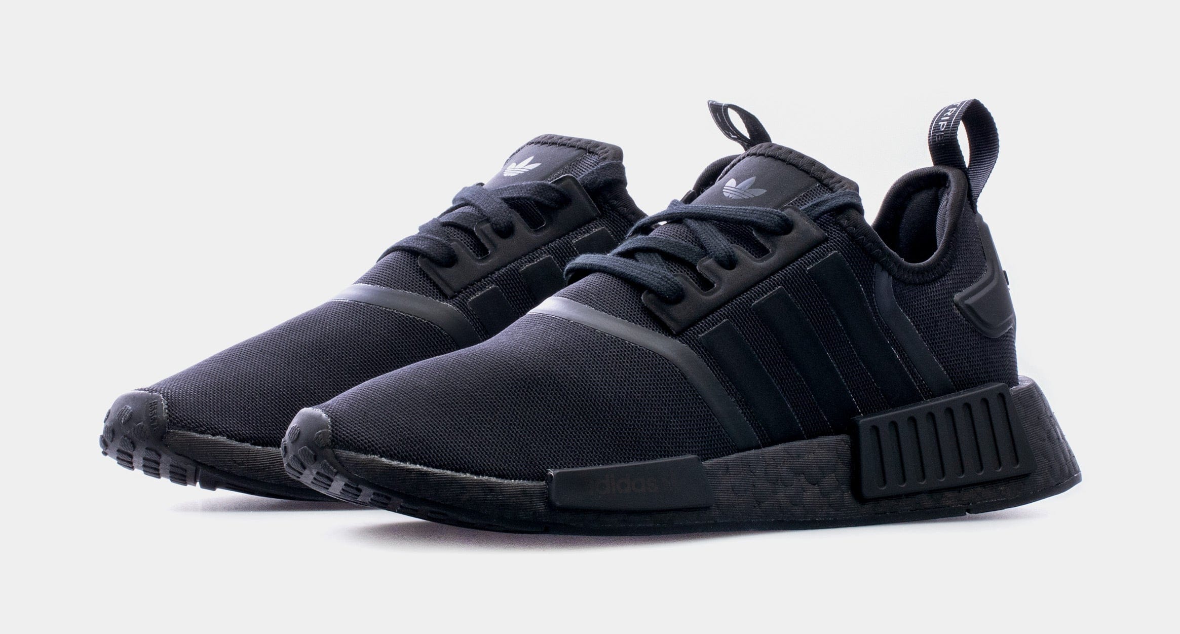 adidas NMD R1 Grade School Running Shoes (Black)