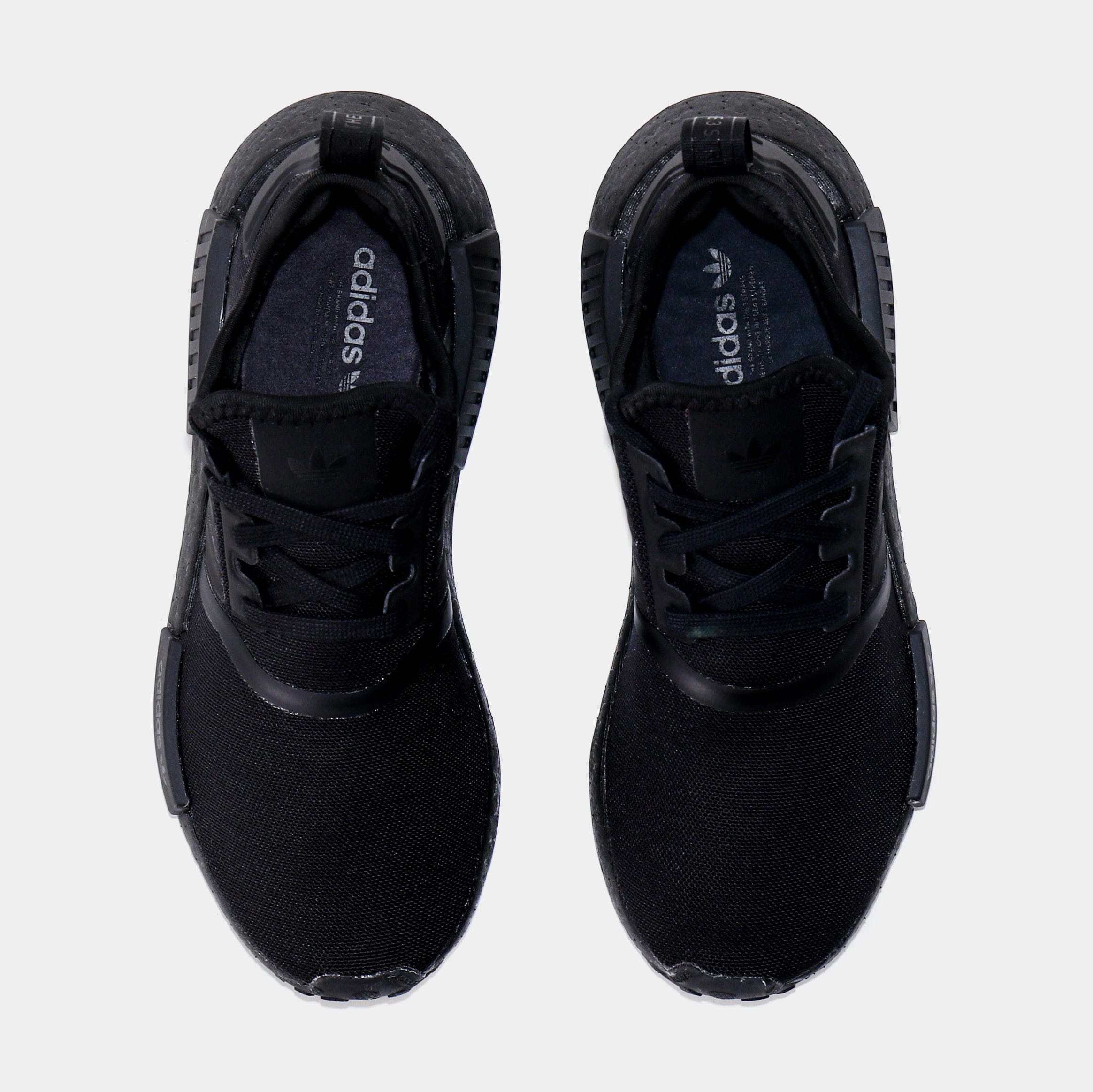 adidas NMD R1 Grade School Running Shoes (Black)