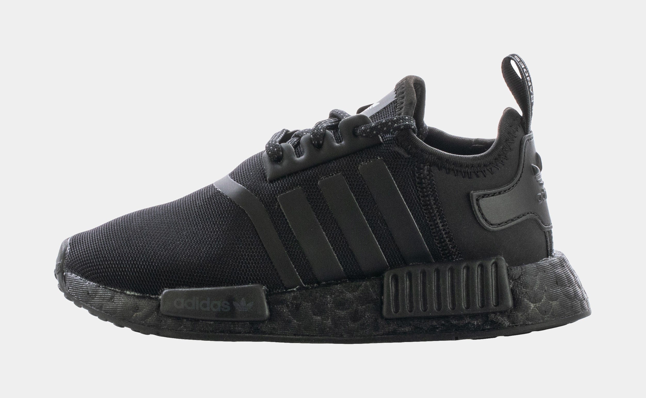 adidas NMD R1 Preschool Running Shoes (Black)