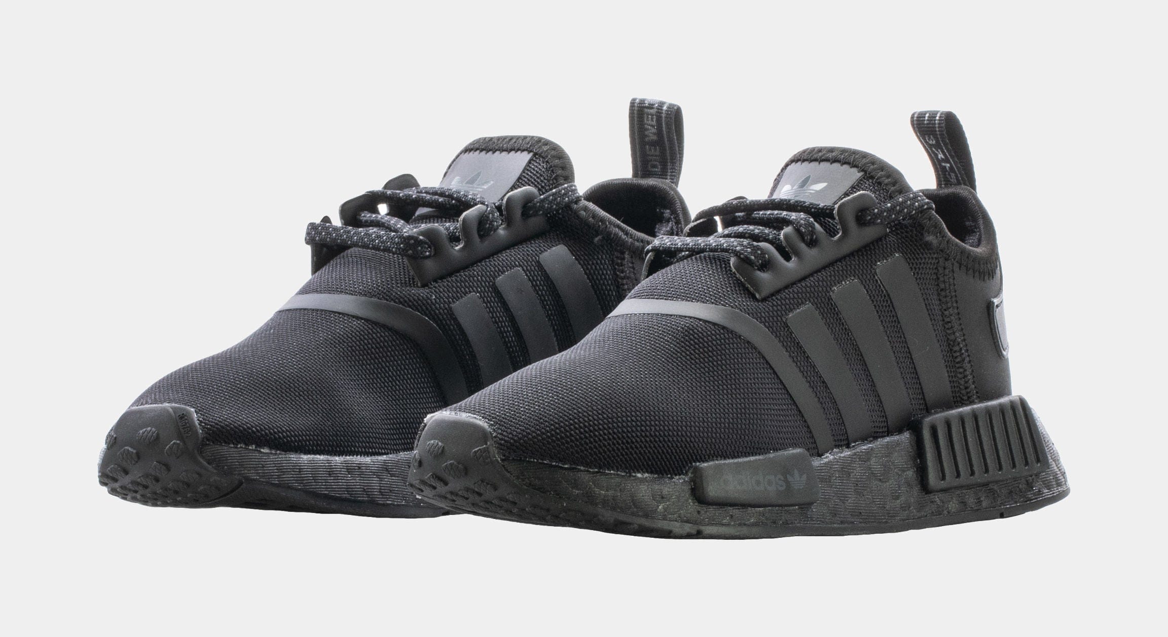 adidas NMD R1 Preschool Running Shoes (Black)