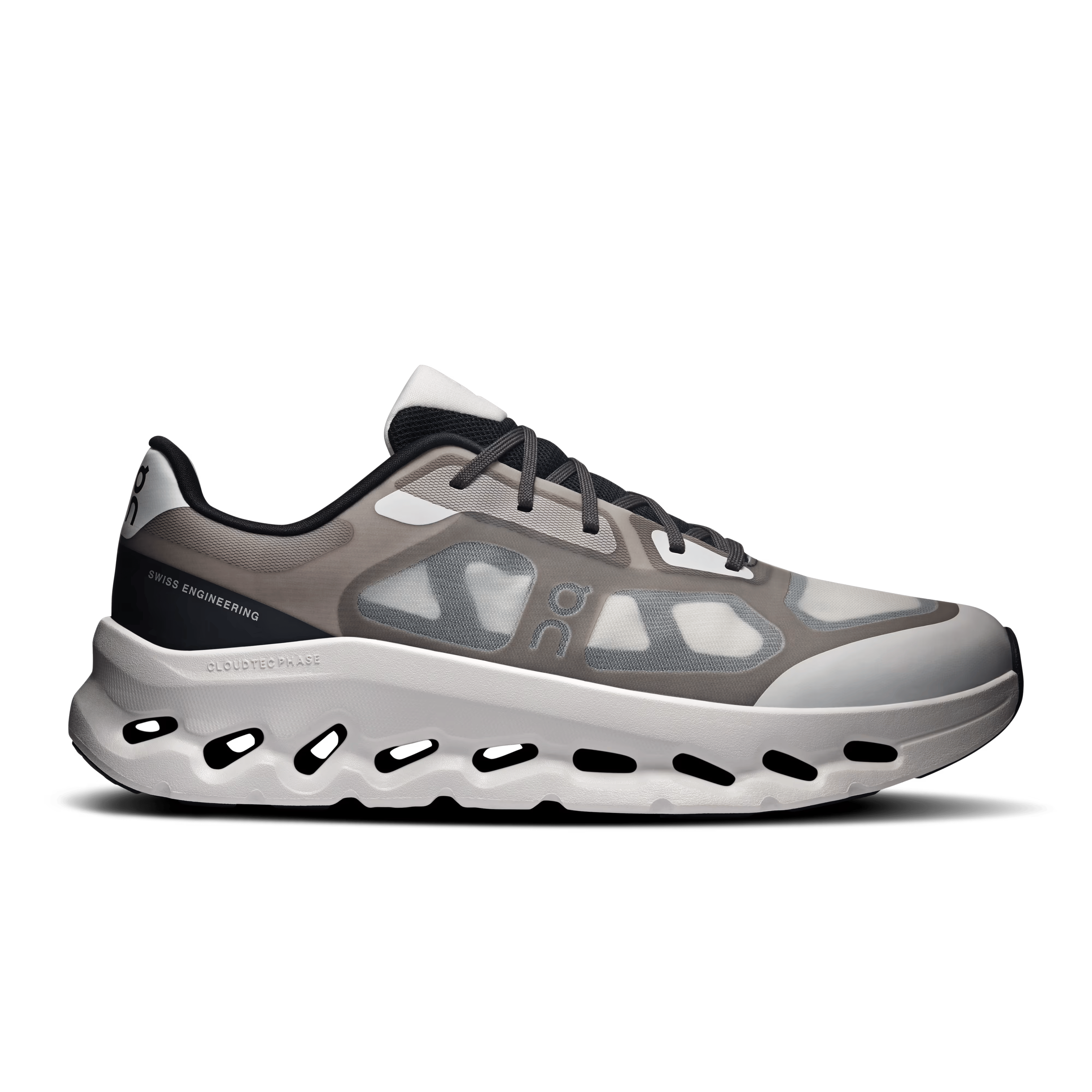 On Running On. Women's Cloudtilt Remix Black / Ivory