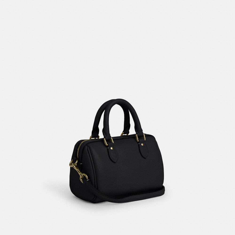 Coach Mini Rowan Crossbody Bag Gold Black