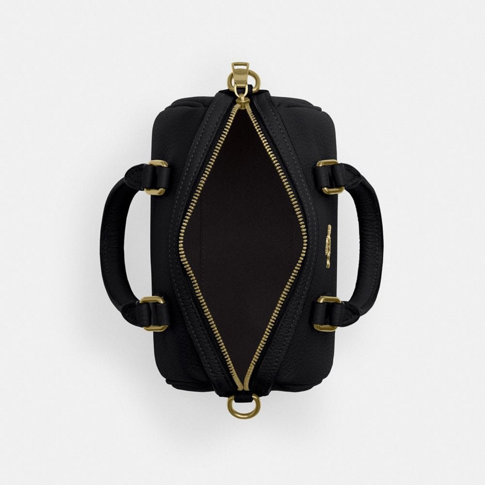 Coach Mini Rowan Crossbody Bag Gold Black