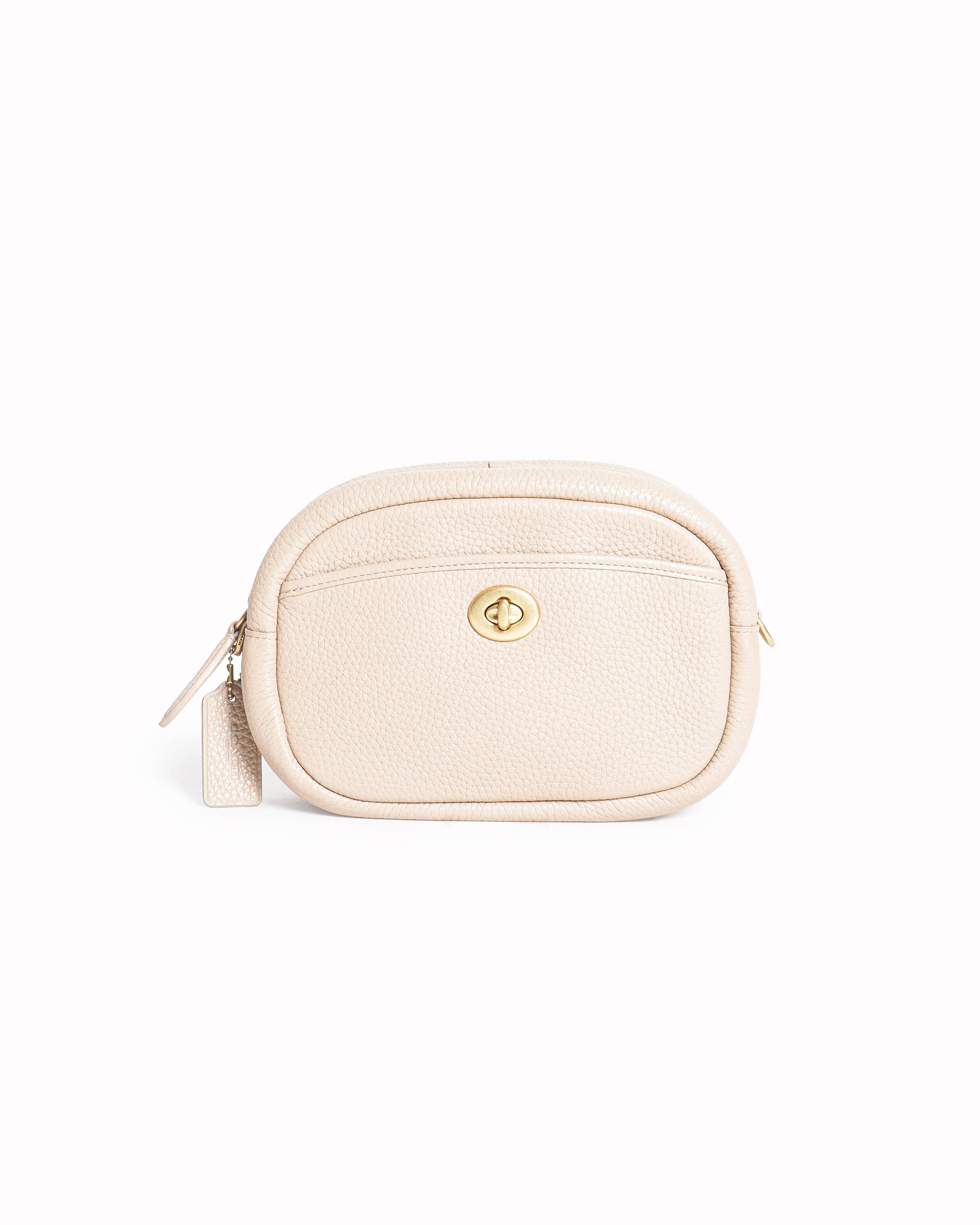 Coach Camera Crossbody Bag in Beige