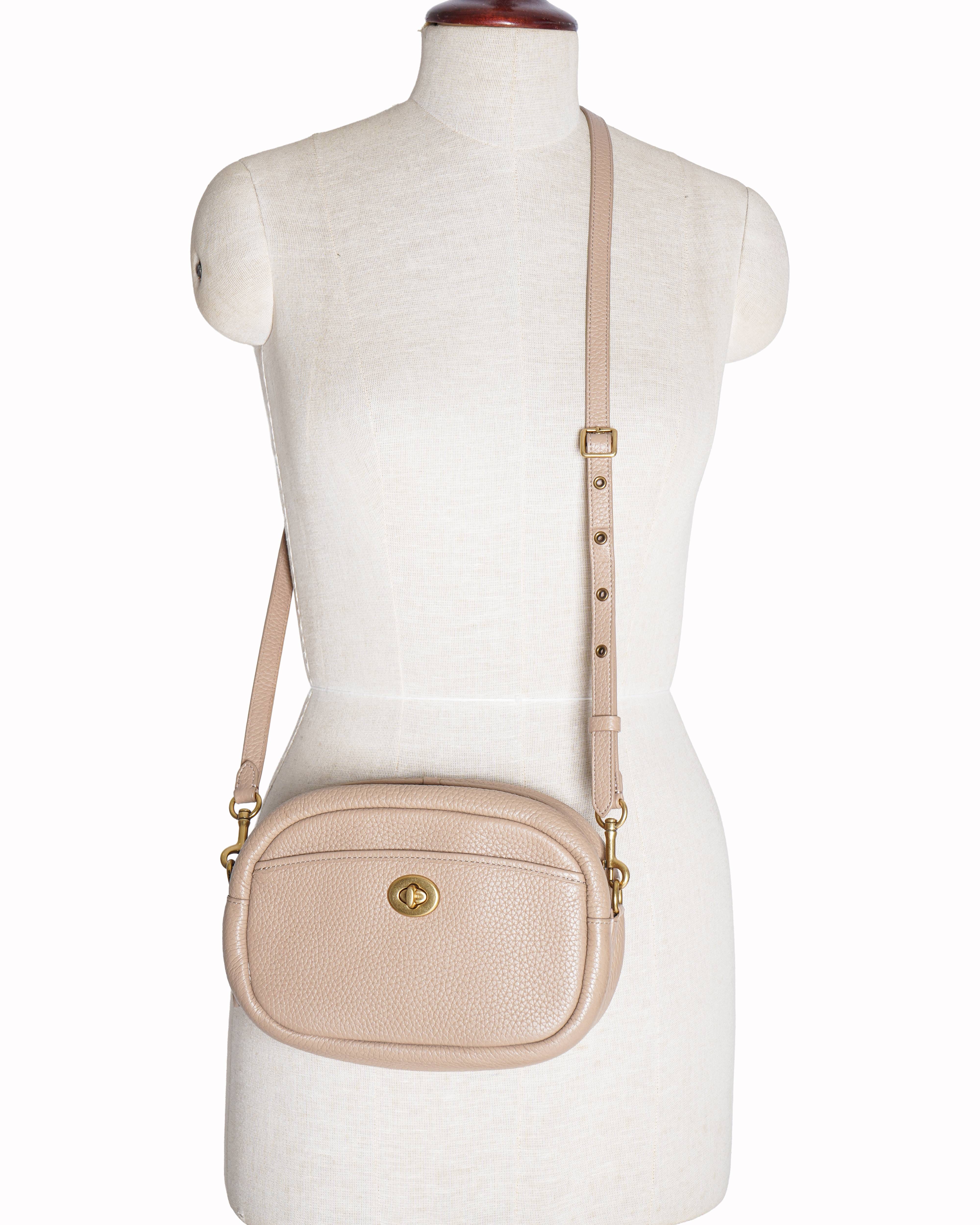 Coach Camera Crossbody Bag in Beige