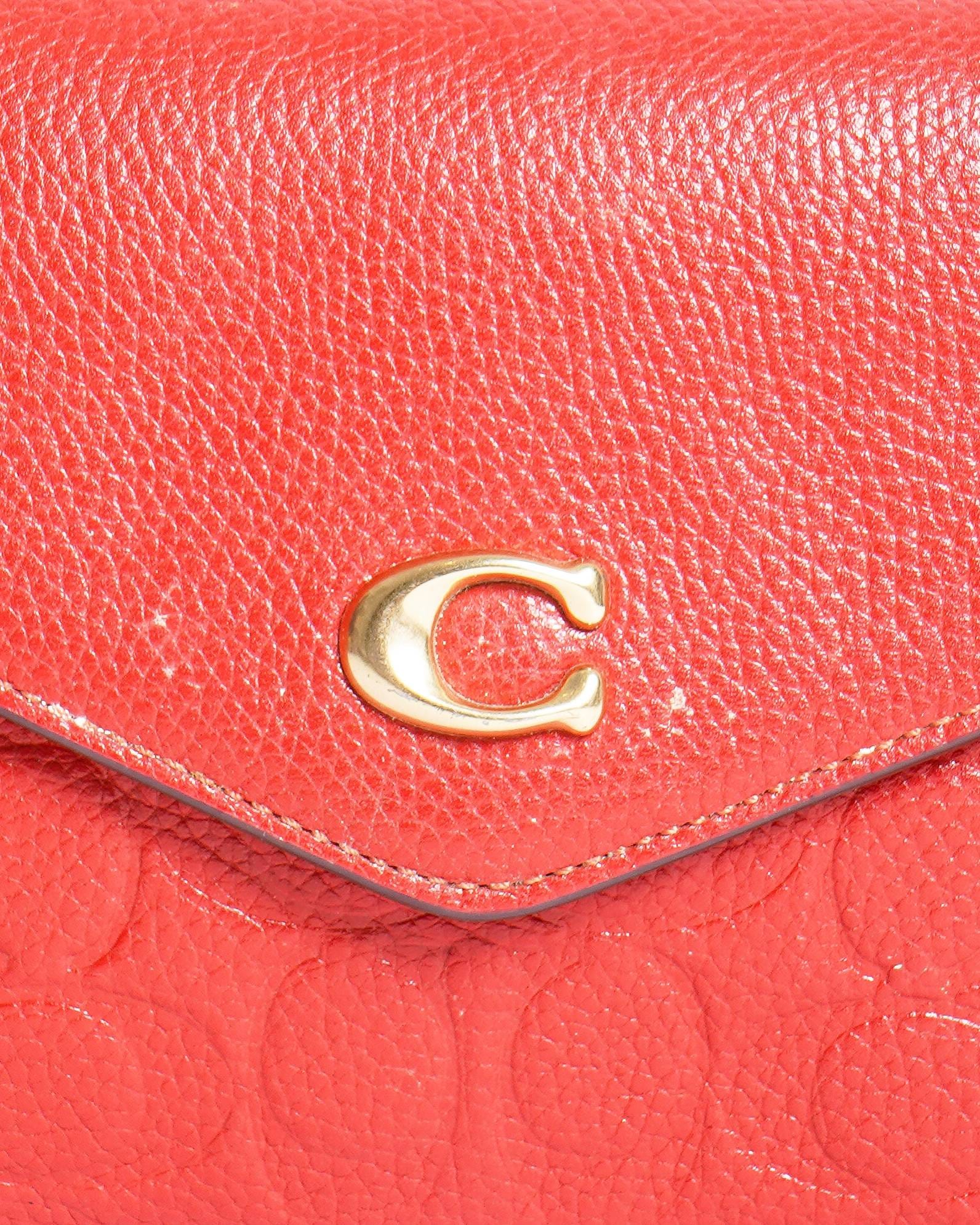 Coach Wyn Signature Leather Crossbody Bag with Detachable