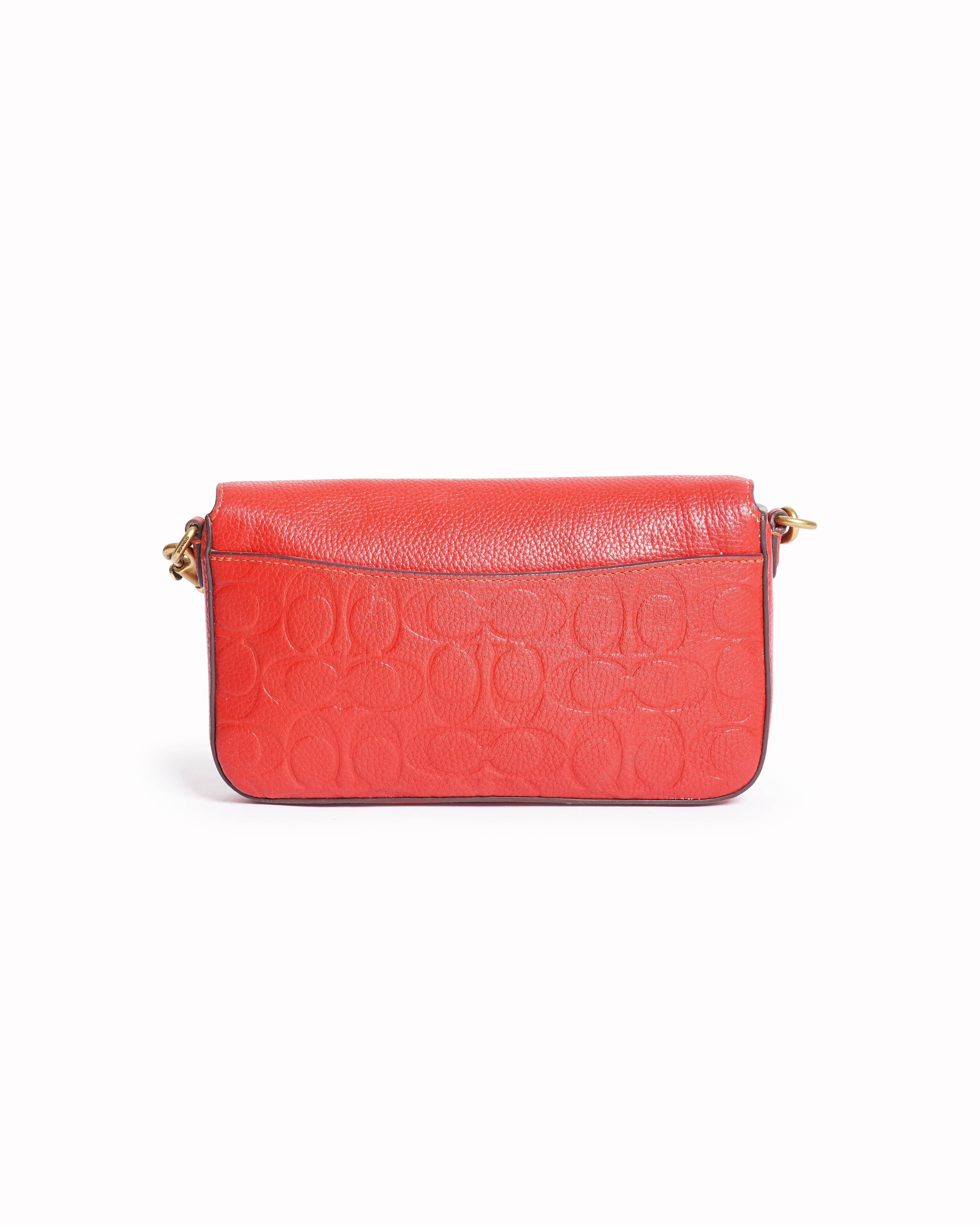 Coach Wyn Signature Leather Crossbody Bag with Detachable