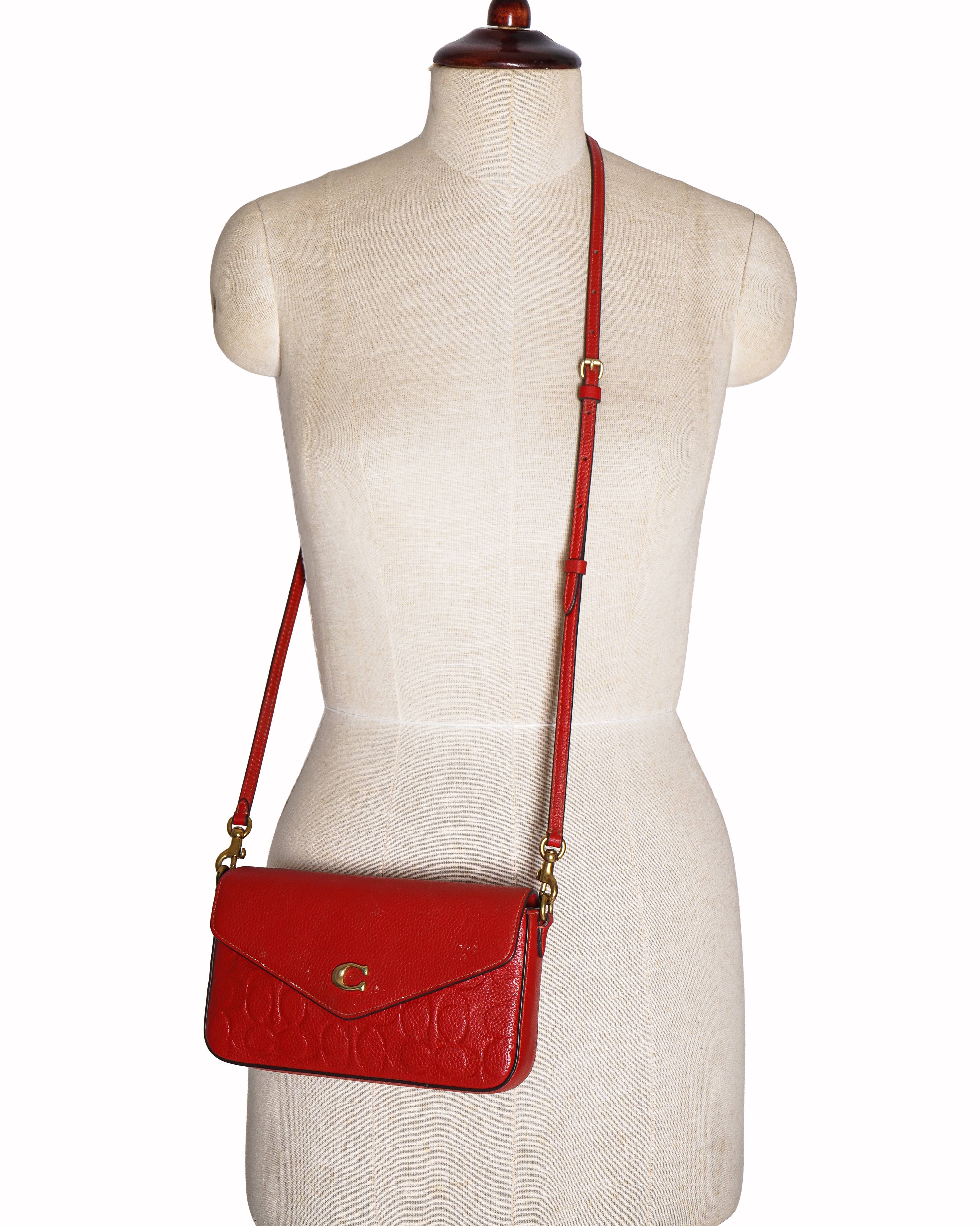 Coach Wyn Signature Leather Crossbody Bag with Detachable