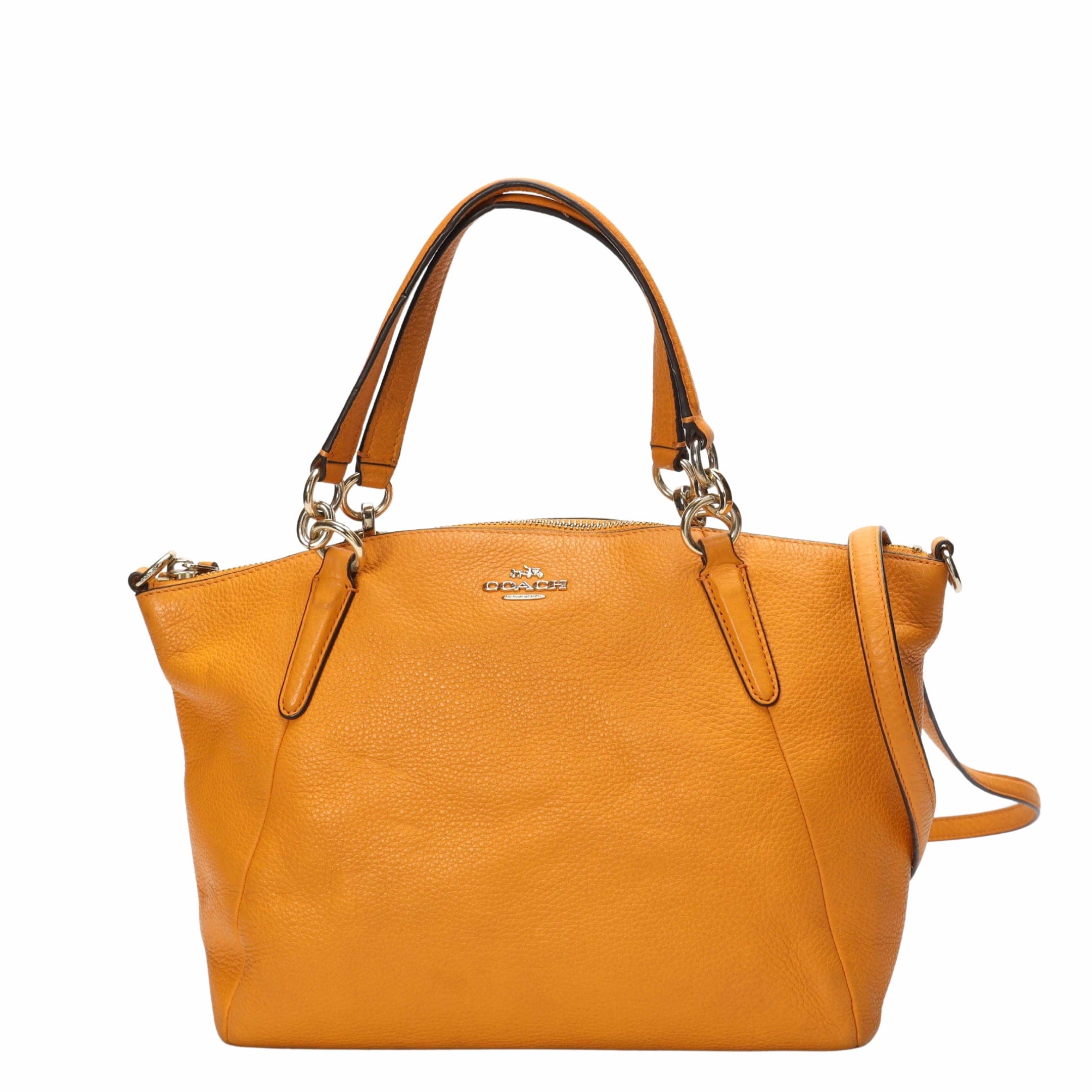 Coach Yellow Kelsey Satchel Crossbody Bag