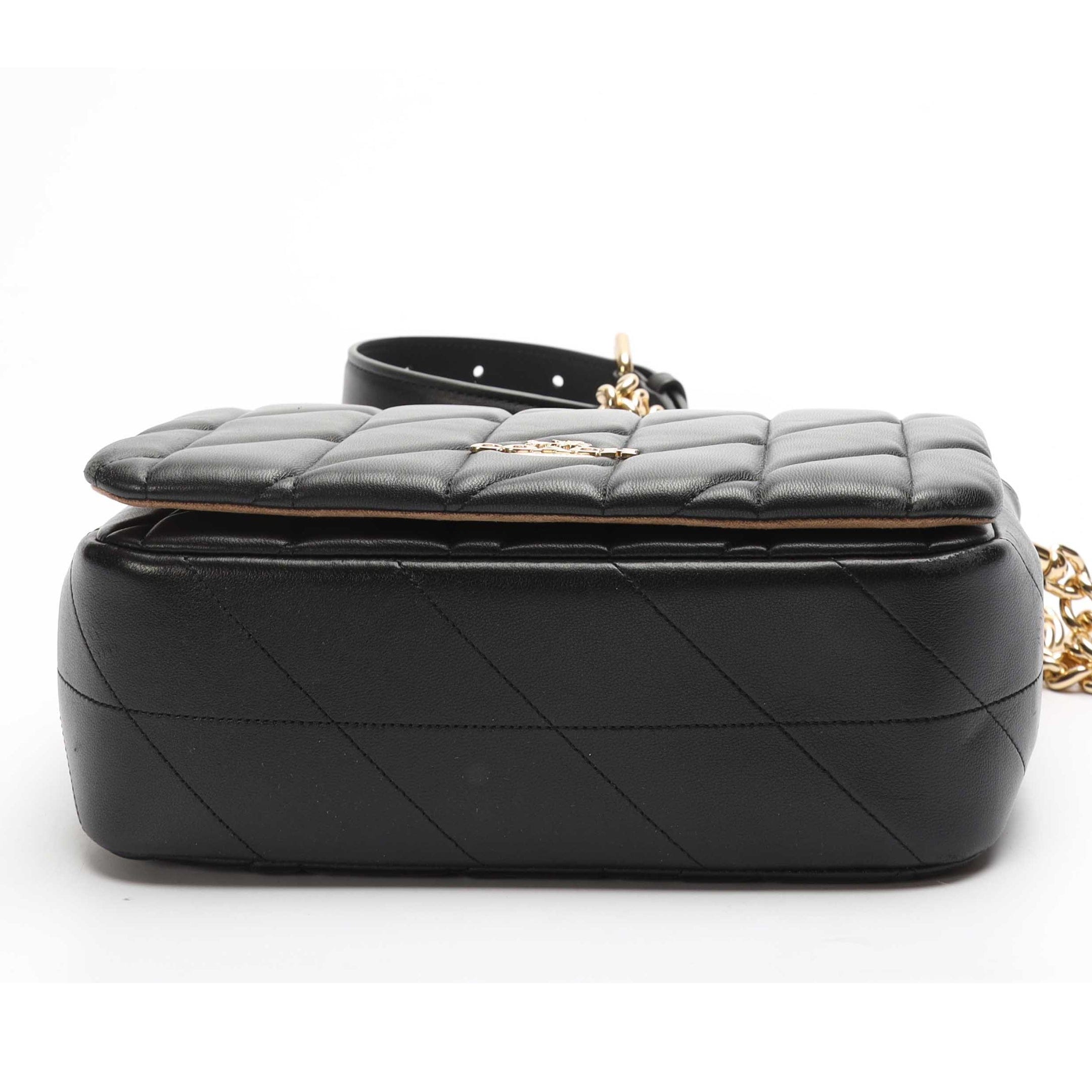 Coach Quinn Quilted Black Crossbody Bag