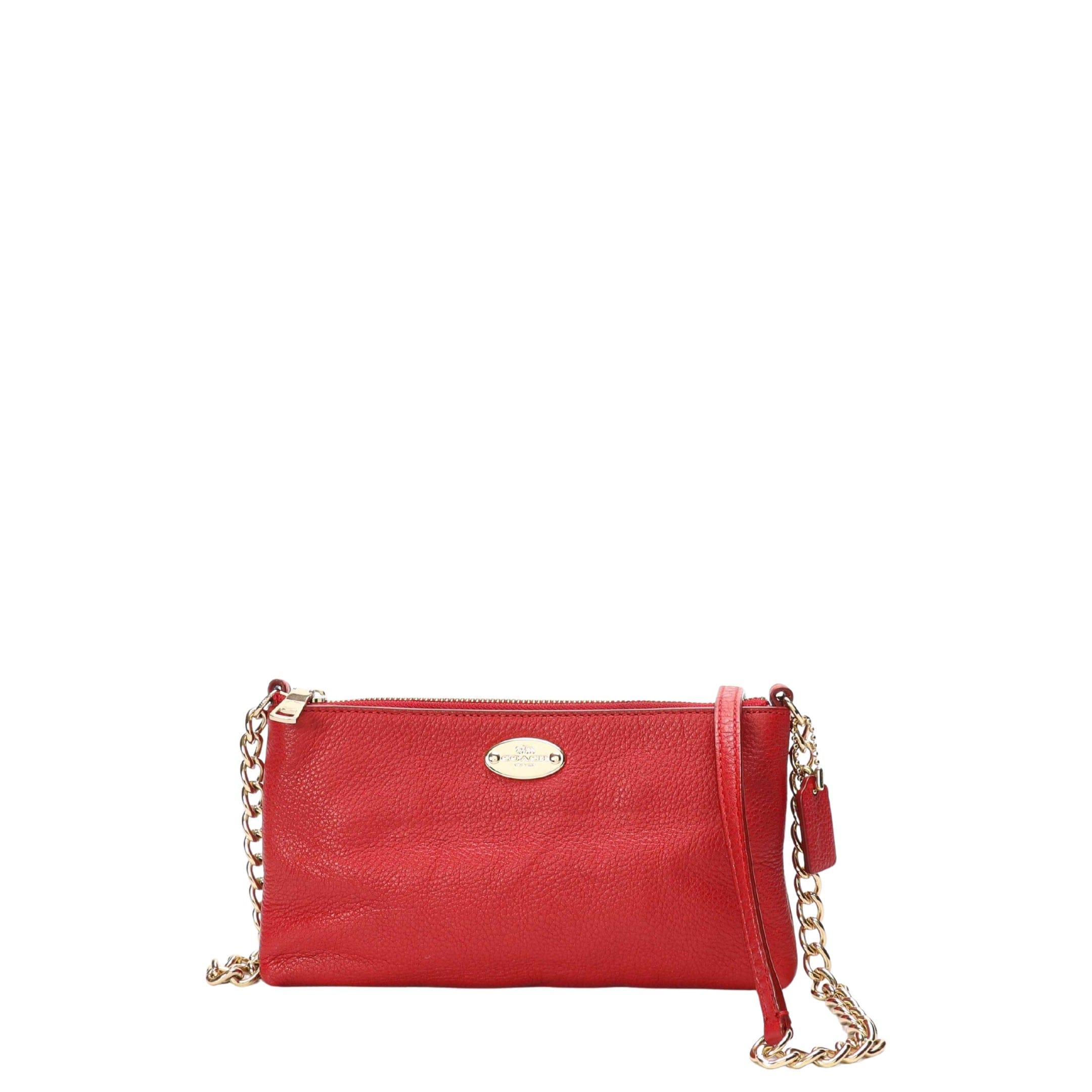 Coach Quinn Red Crossbody Bag